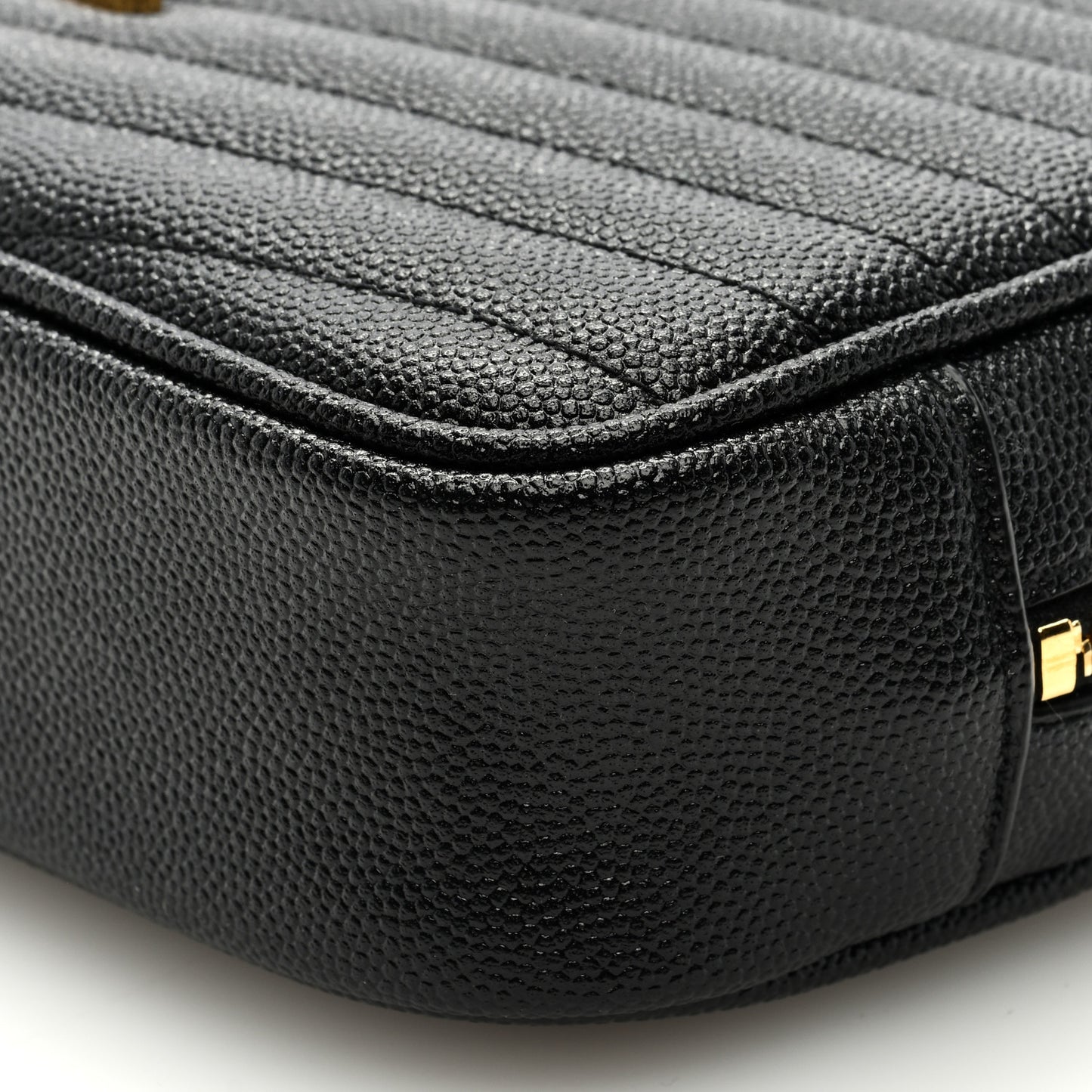 Grain De Poudre Matelasse Monogram Mini Lou Camera Bag Black
