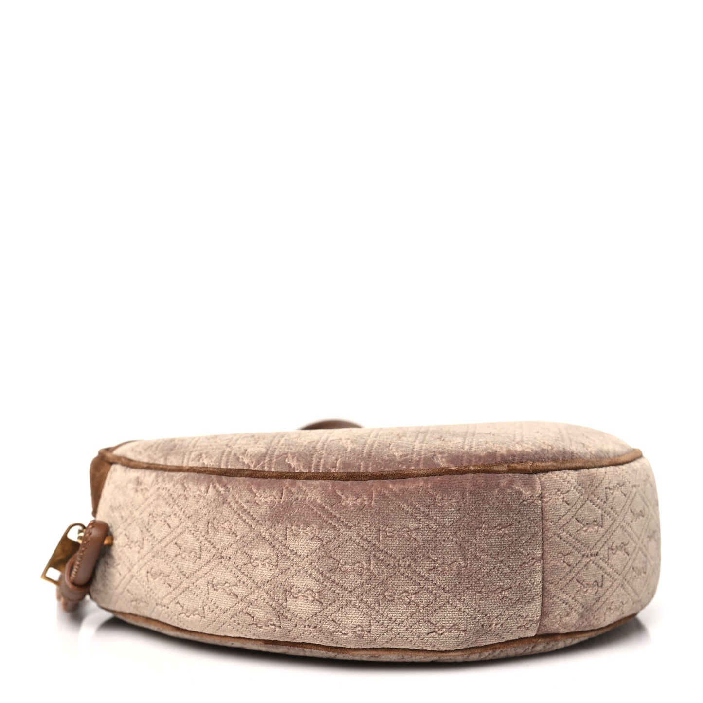 Velvet Suede Le Monogramme Coeur Crossbody Brown