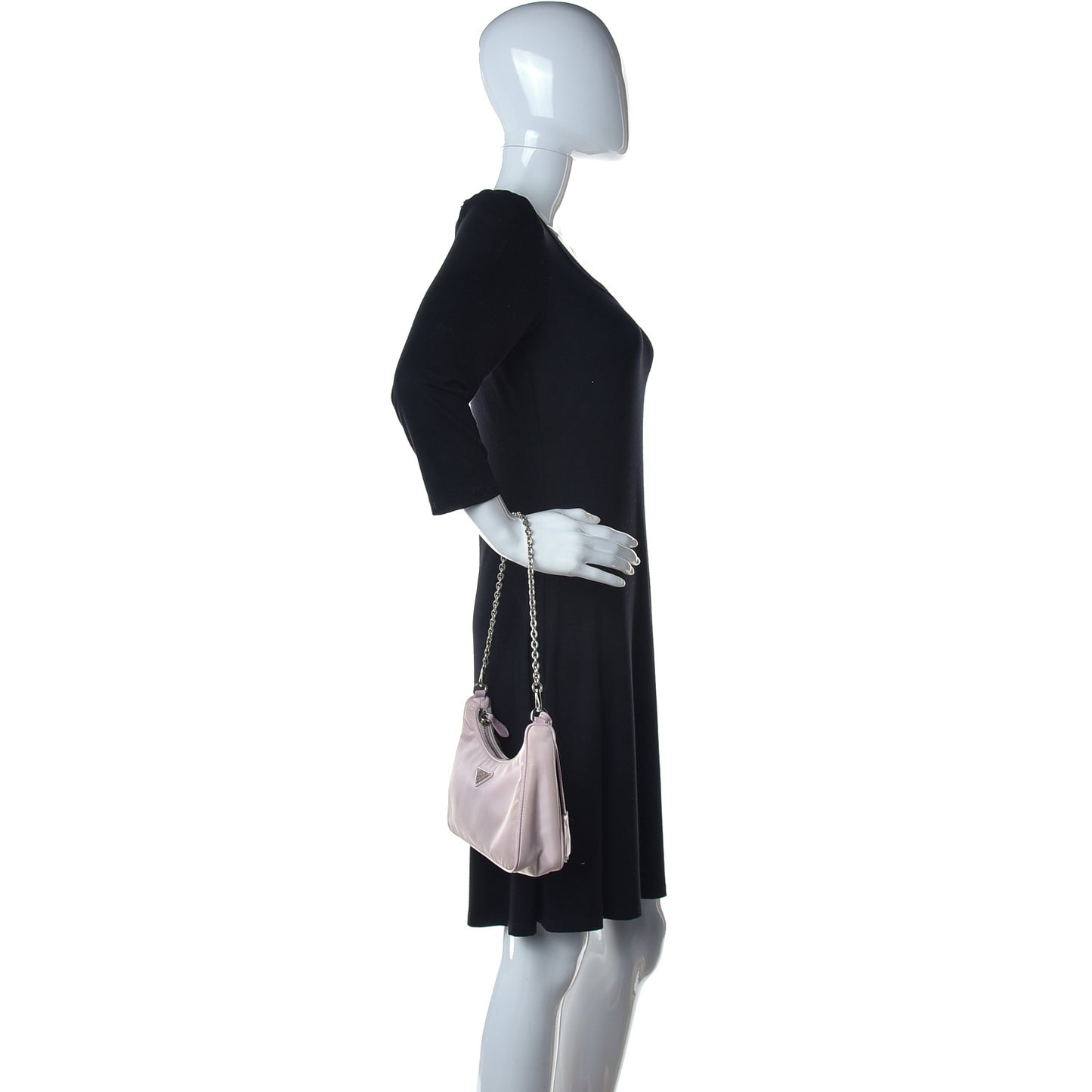 Nylon Re-Edition 2005 Shoulder Bag Alabastro