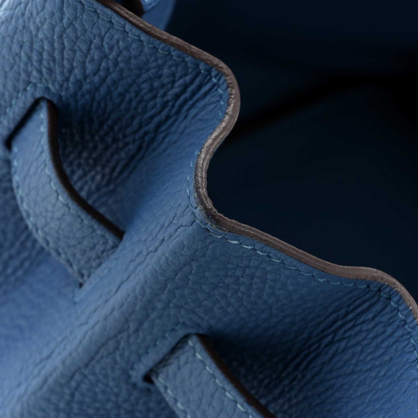 Togo Birkin 35 Bleu Azteque