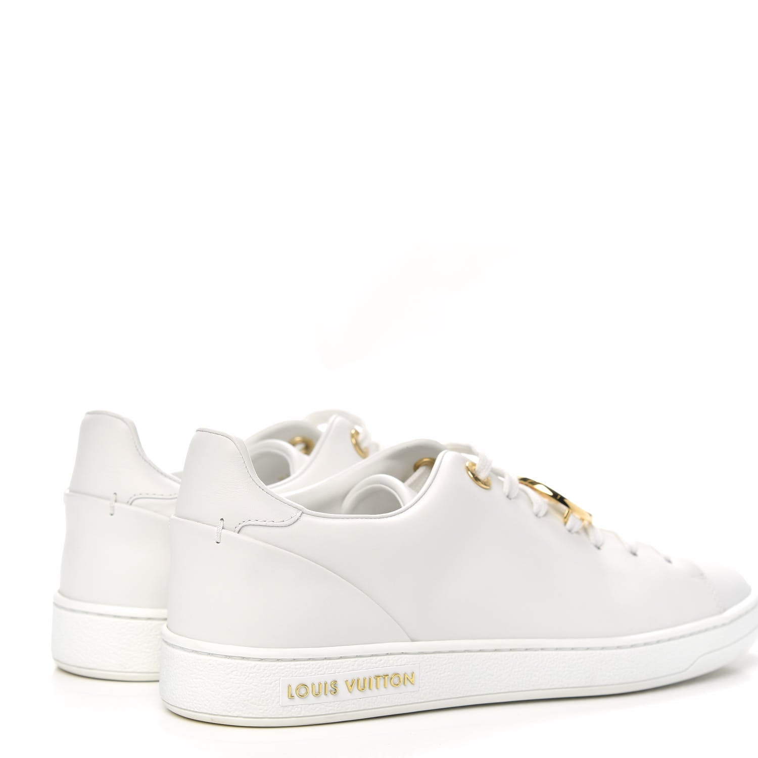 Louis Vuitton Calfskin Frontrow Sneakers 37 White 4 of 12