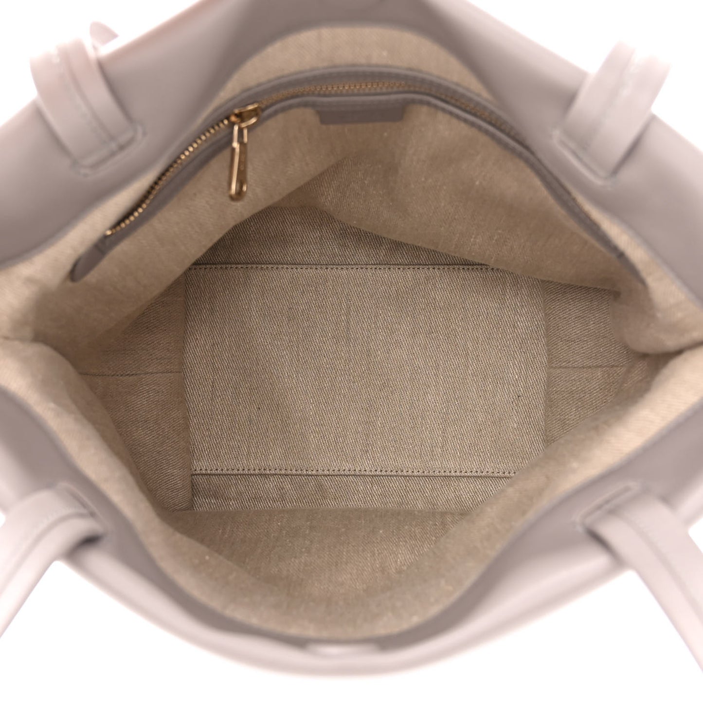 Calfskin Judy East West Tote Cashmere Grey