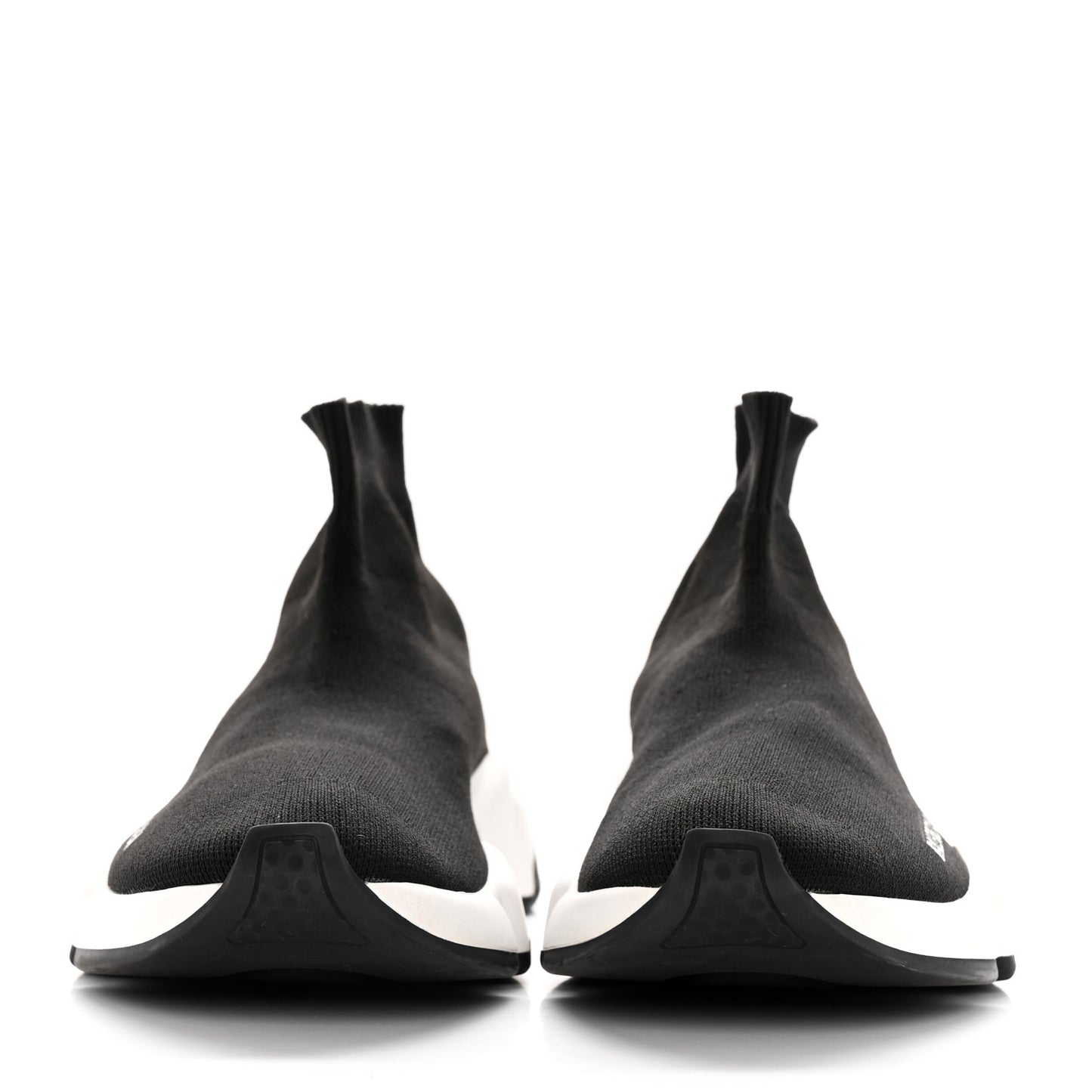 Neoprene Knit Womens Speed Sneakers 37 Black White