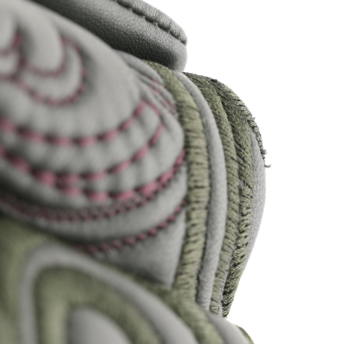 Nappa Embroidered Baroque Palazzo Sultan Shoulder Bag Green