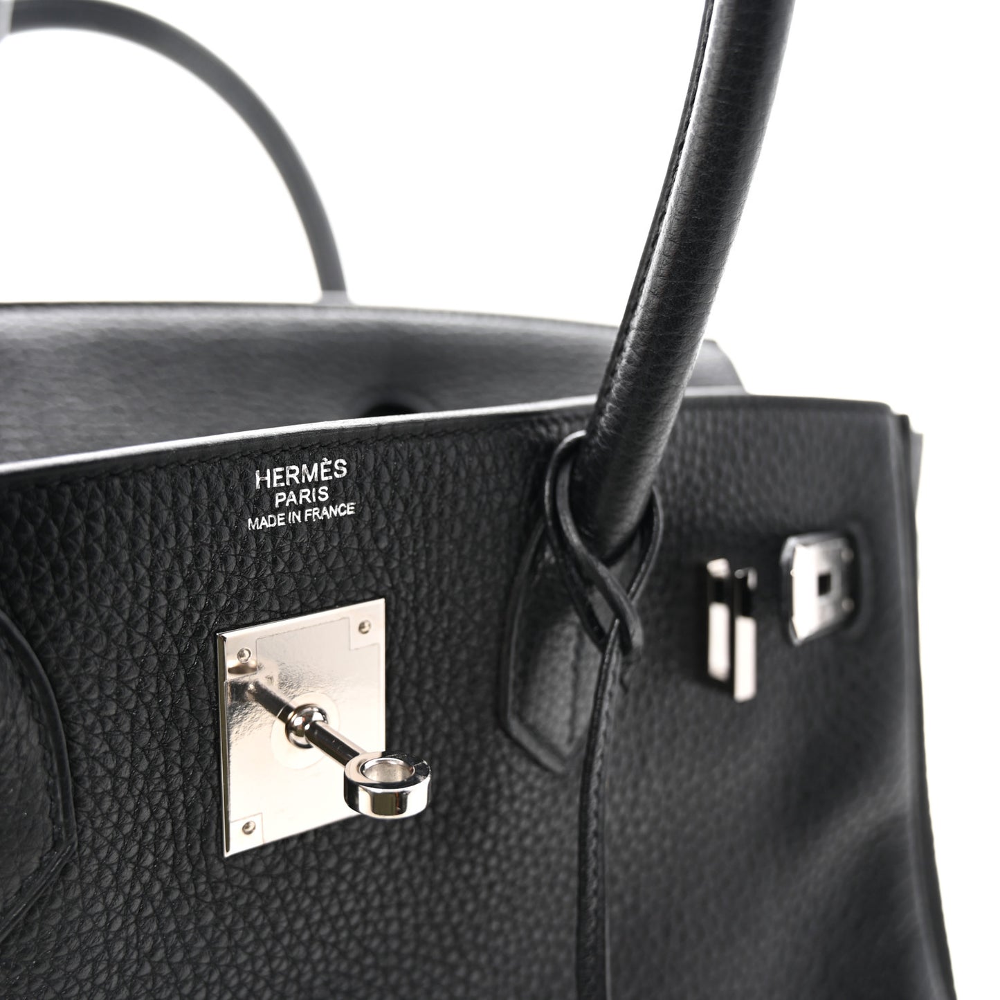 Taurillon Clemence Birkin 30 Black