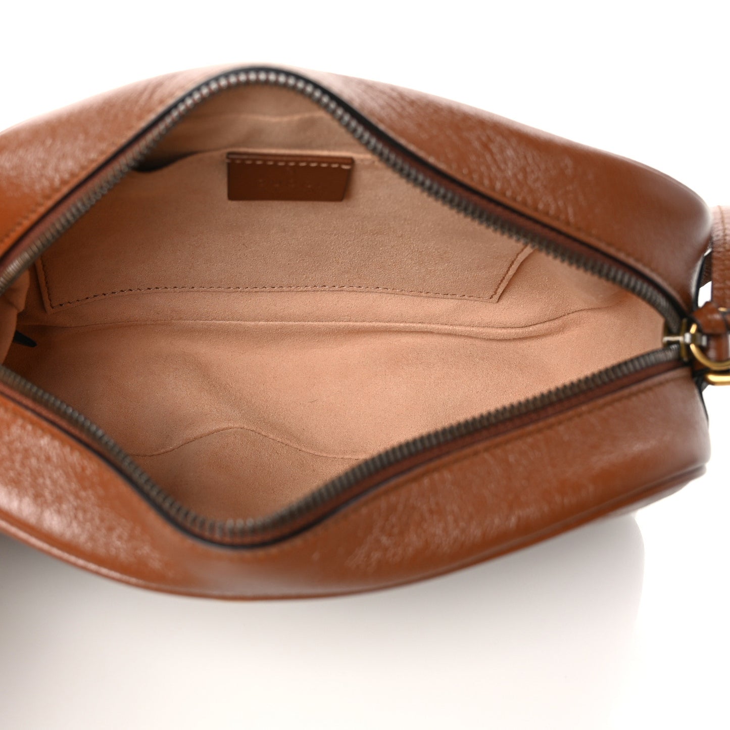 Glazed Calfskin Matelasse Diagonal Small GG Marmont Chain Shoulder Bag Cuir