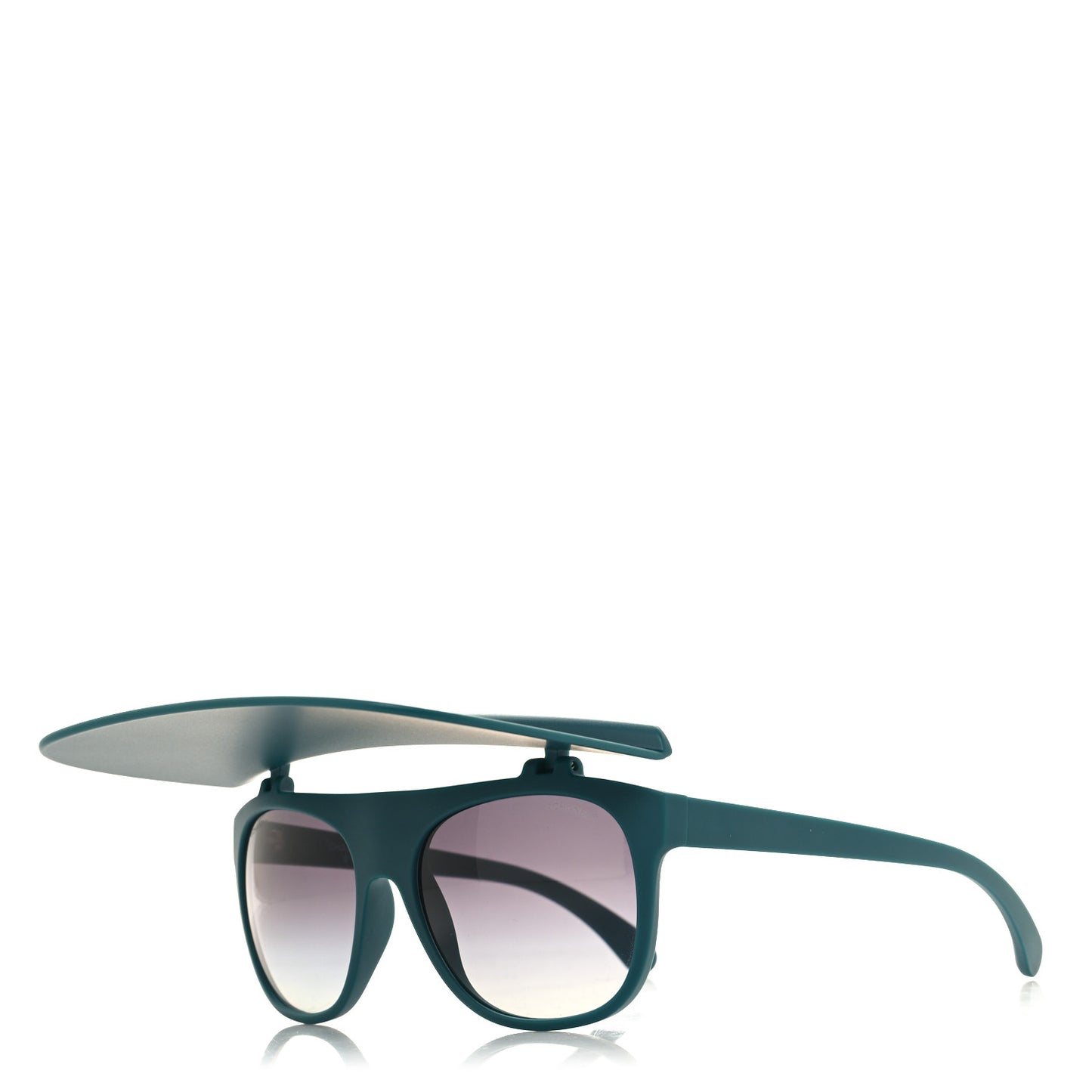 Acetate Visor Sunglasses 71046 Matte Green
