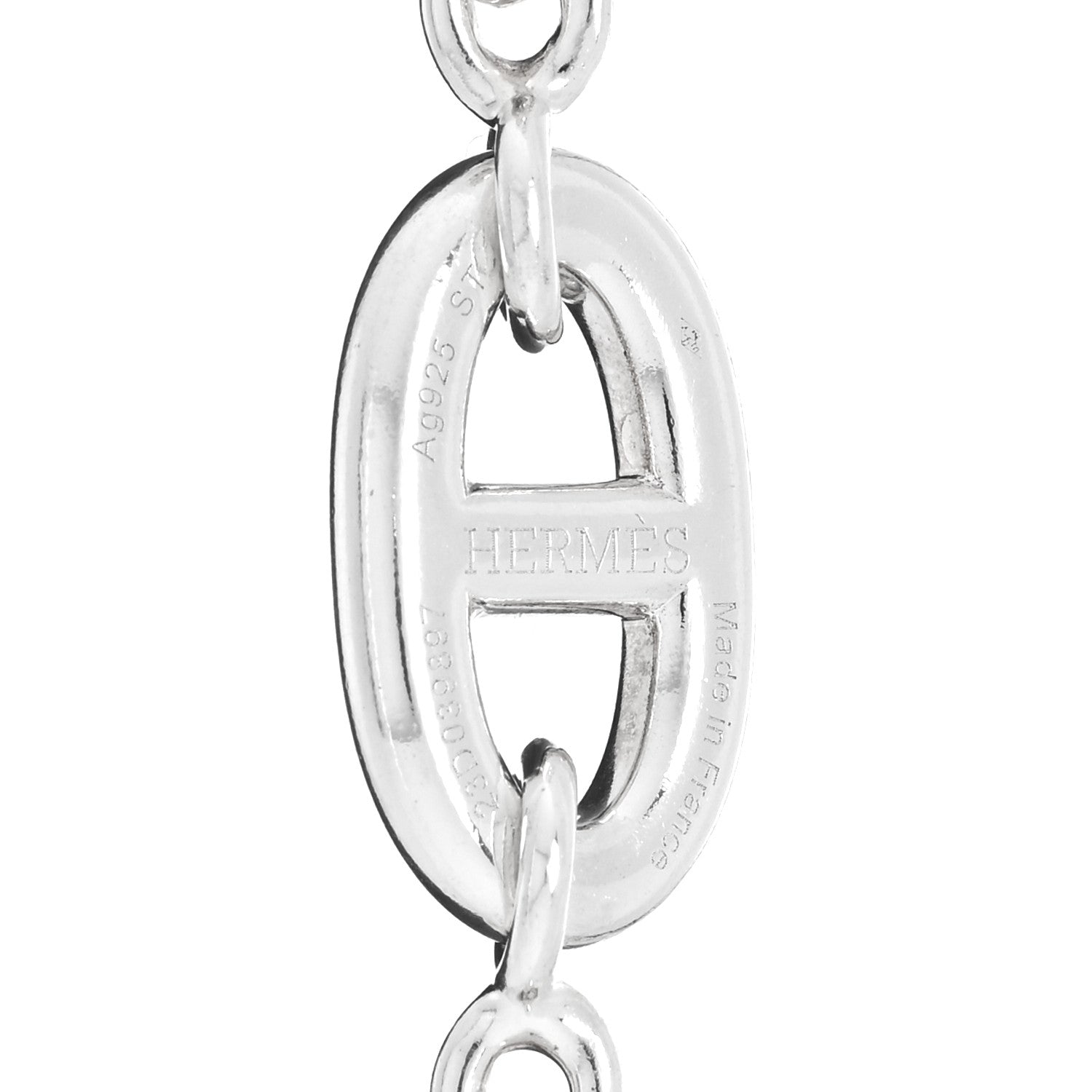 Hermes Sterling Silver Farandole Bracelet ST 3 of 4