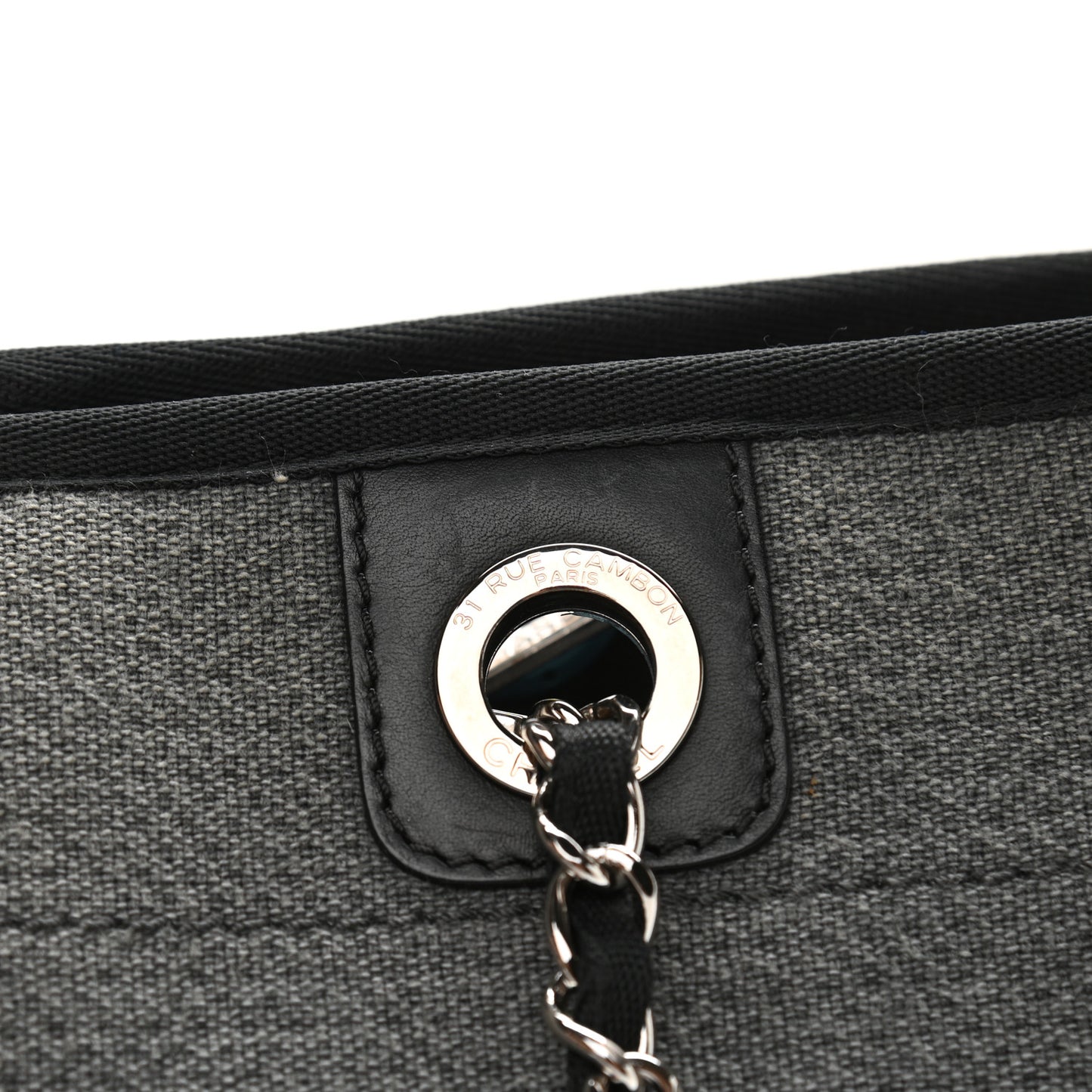 Canvas Small Deauville Tote Grey