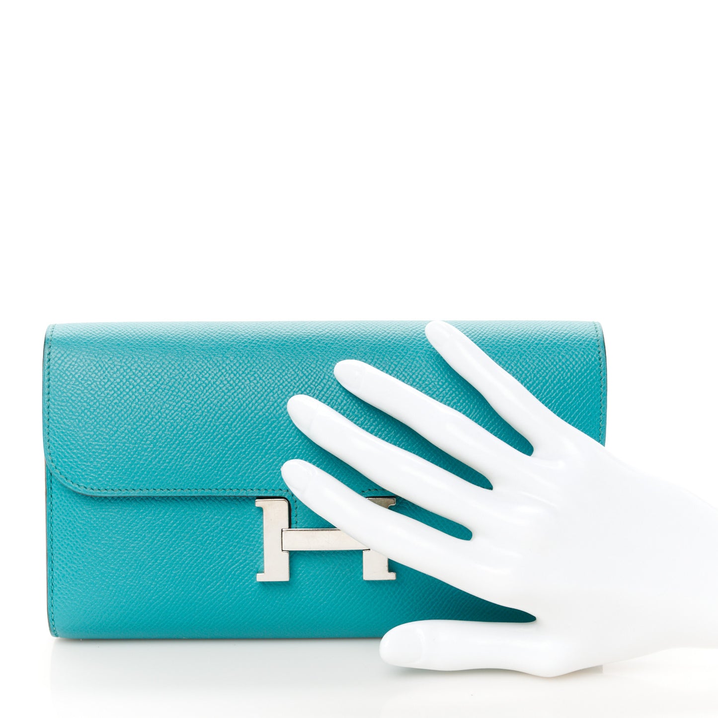 Epsom Constance Long Wallet Bleu Paon