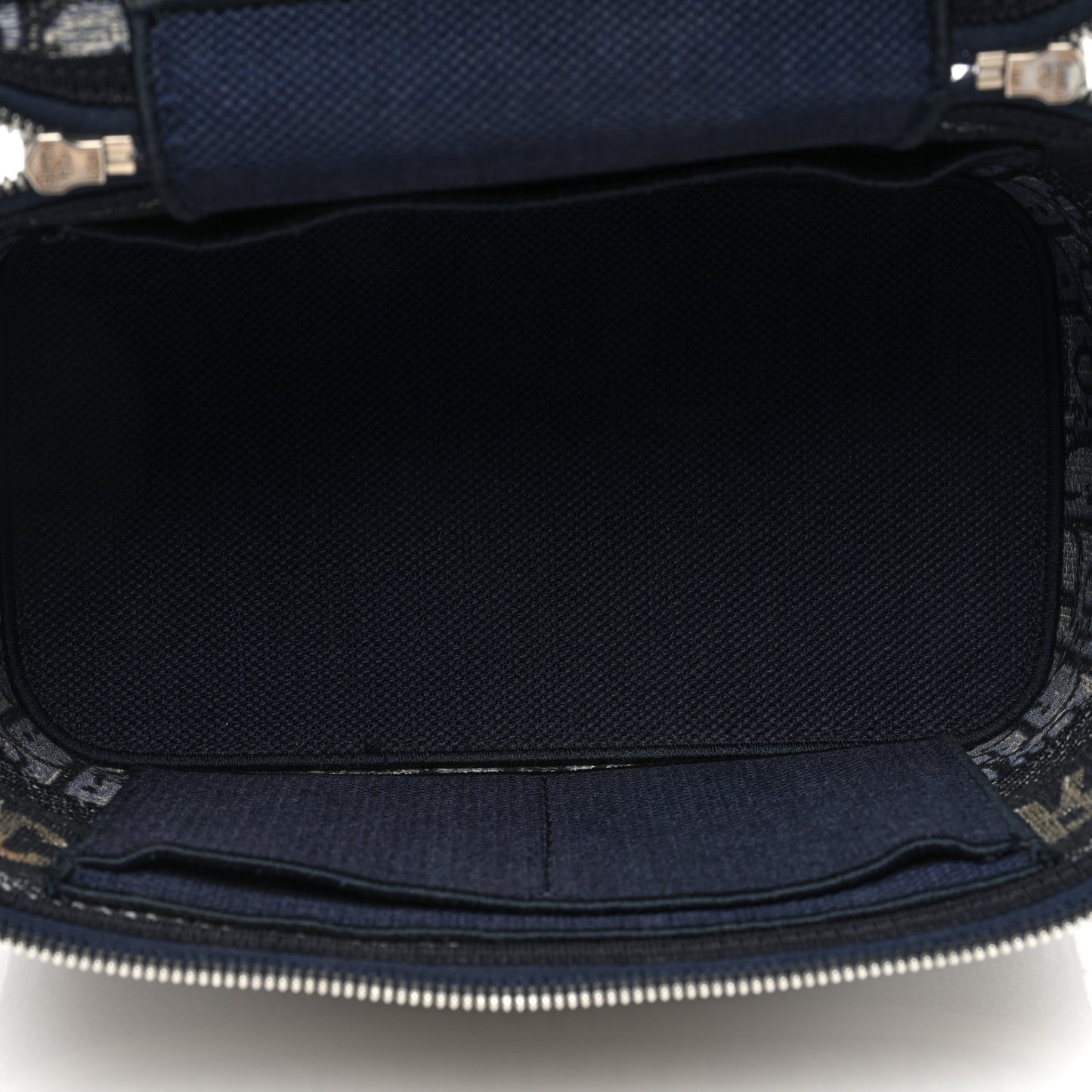 Oblique Diortravel Vanity Case Blue