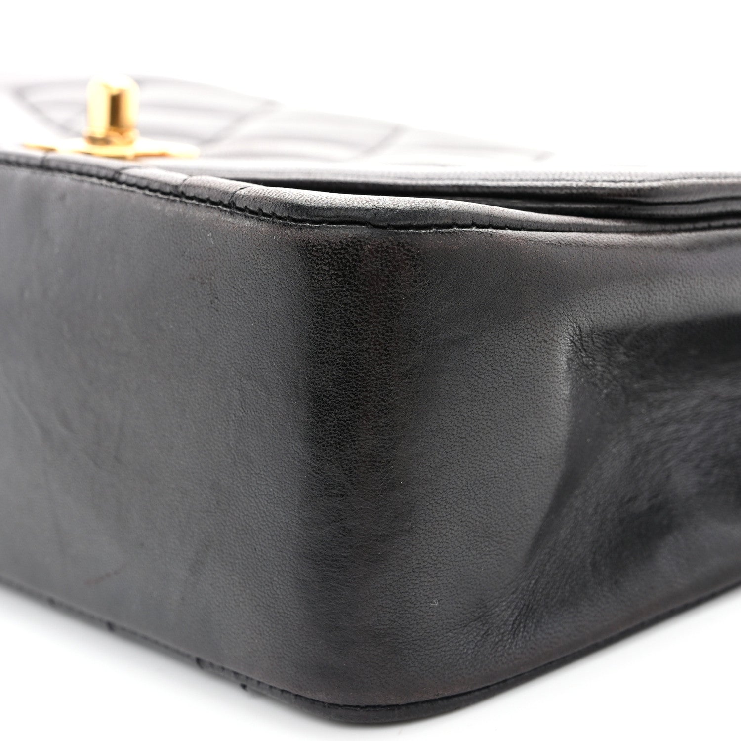 Chanel Lambskin Quilted Small Single Flap Black 9 of 11