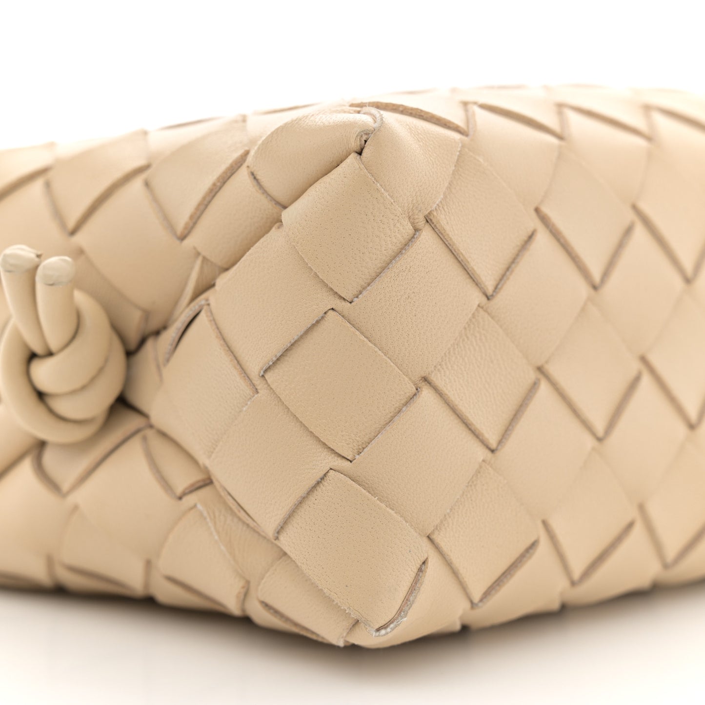 Nappa Intrecciato Mini Loop Camera Bag Porridge