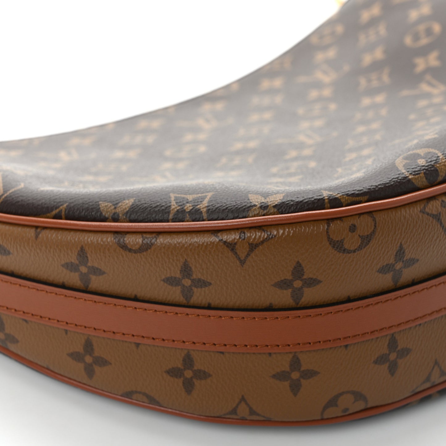 Reverse Monogram Loop Hobo