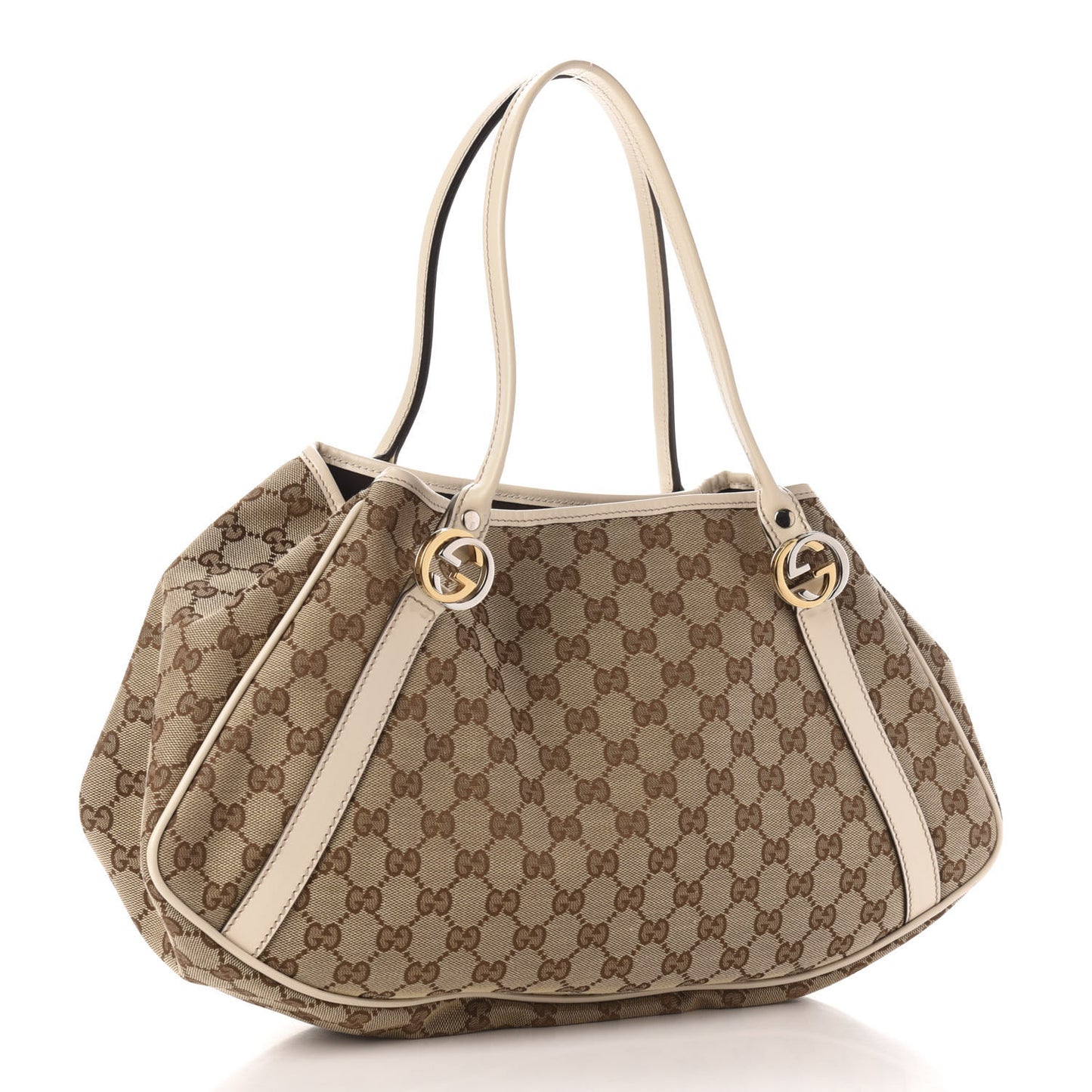 Monogram Medium GG Twins Shoulder Bag Tan
