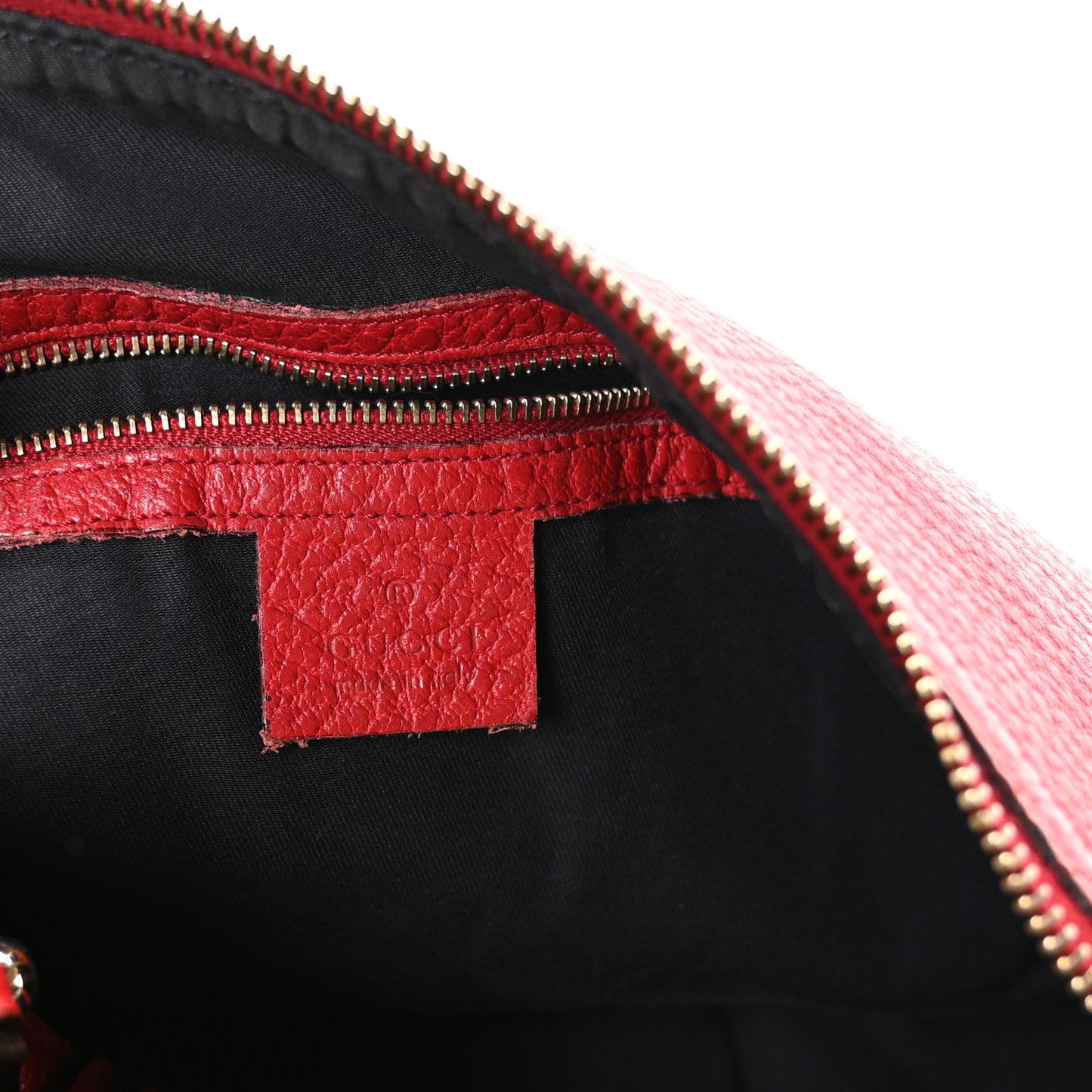 Calfskin Web Small Blondie Hobo Red