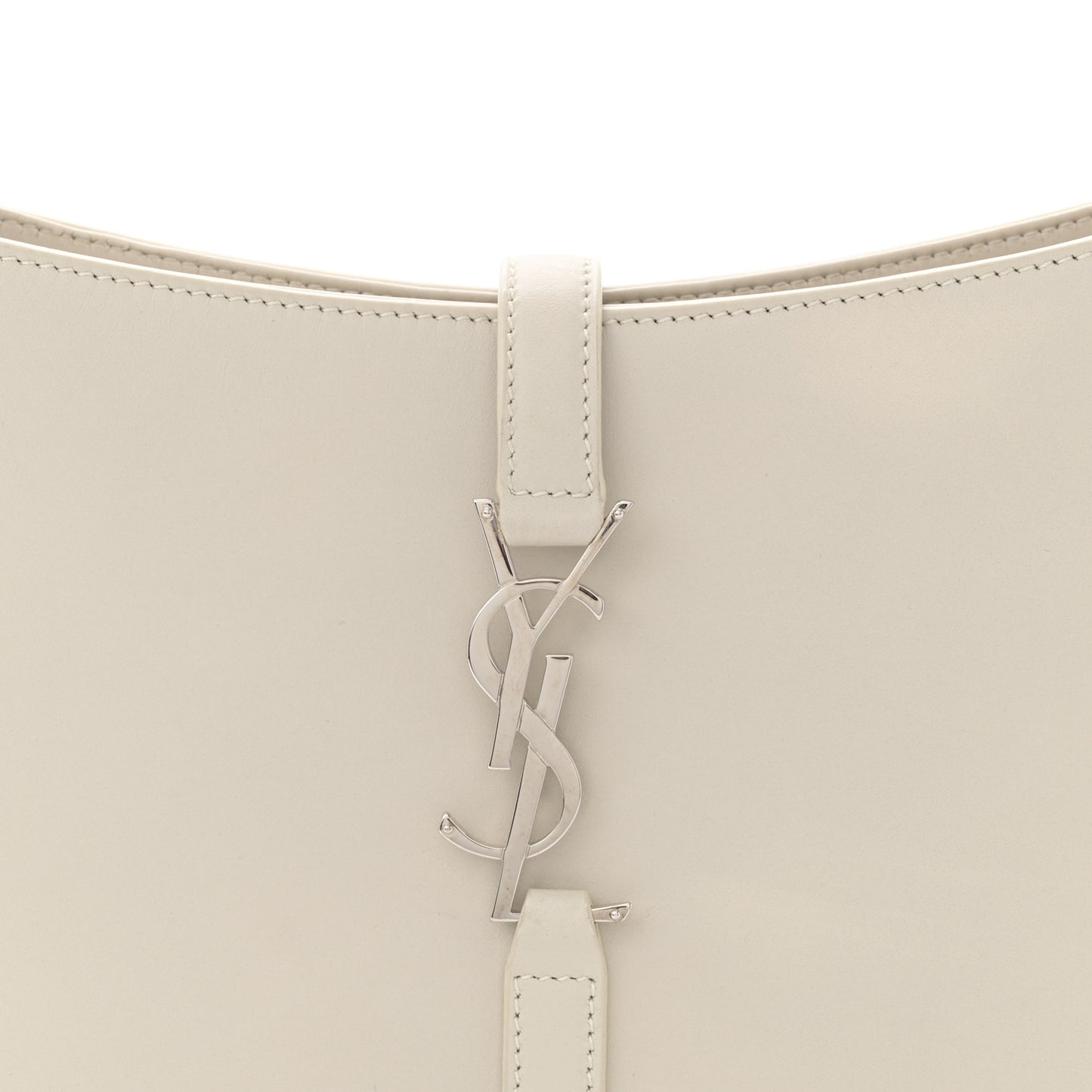 Smooth Calfskin Le 5 A 7 Hobo Blanc Vintage