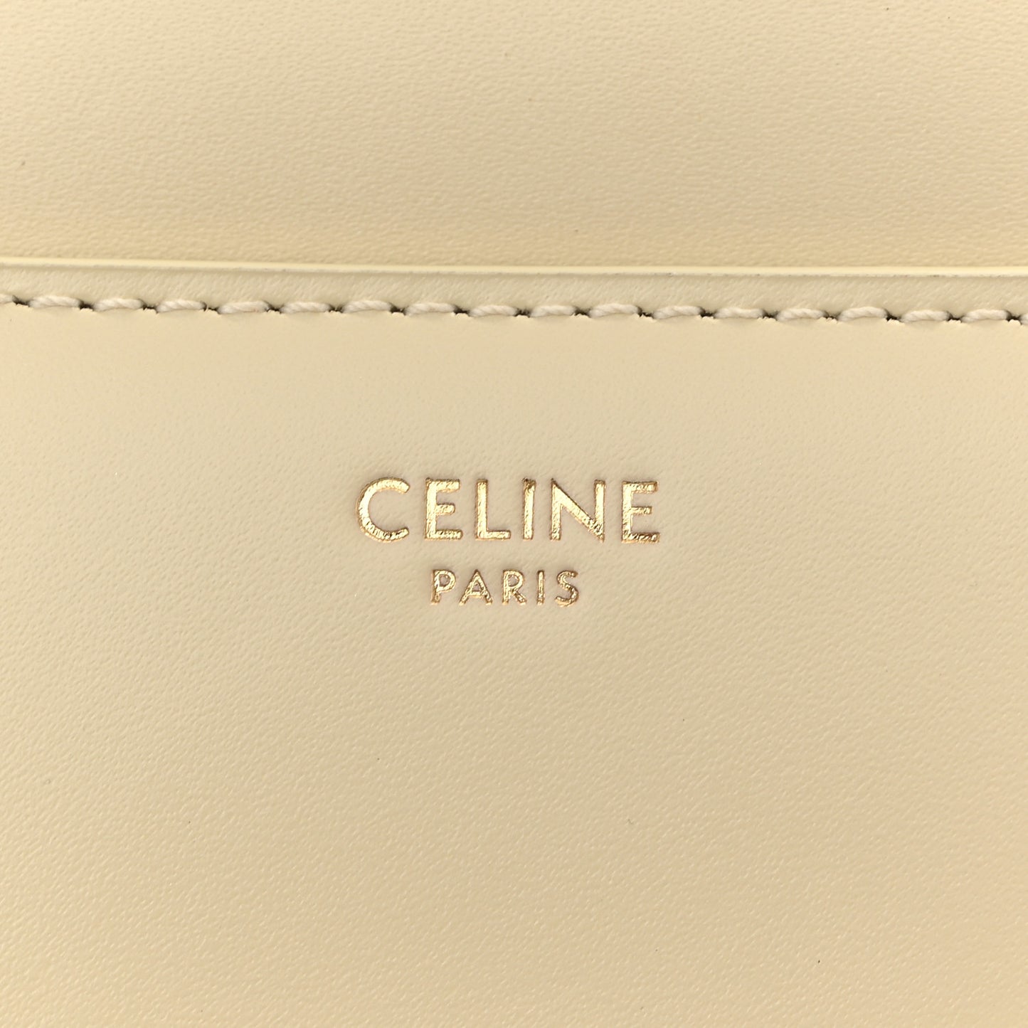 Grained Calfskin Small 16 Top Handle Bag Beige
