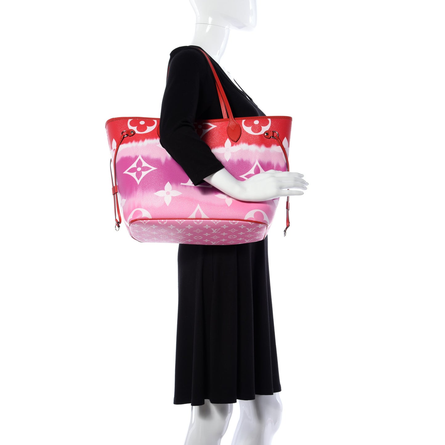 Monogram Escale Neverfull MM Rouge