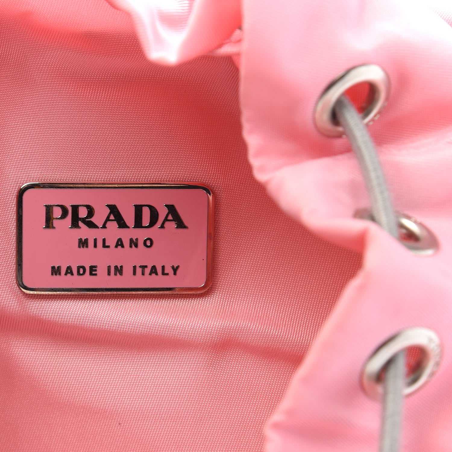 Prada Nylon Vela Double Buckle Backpack Pink 7 of 11