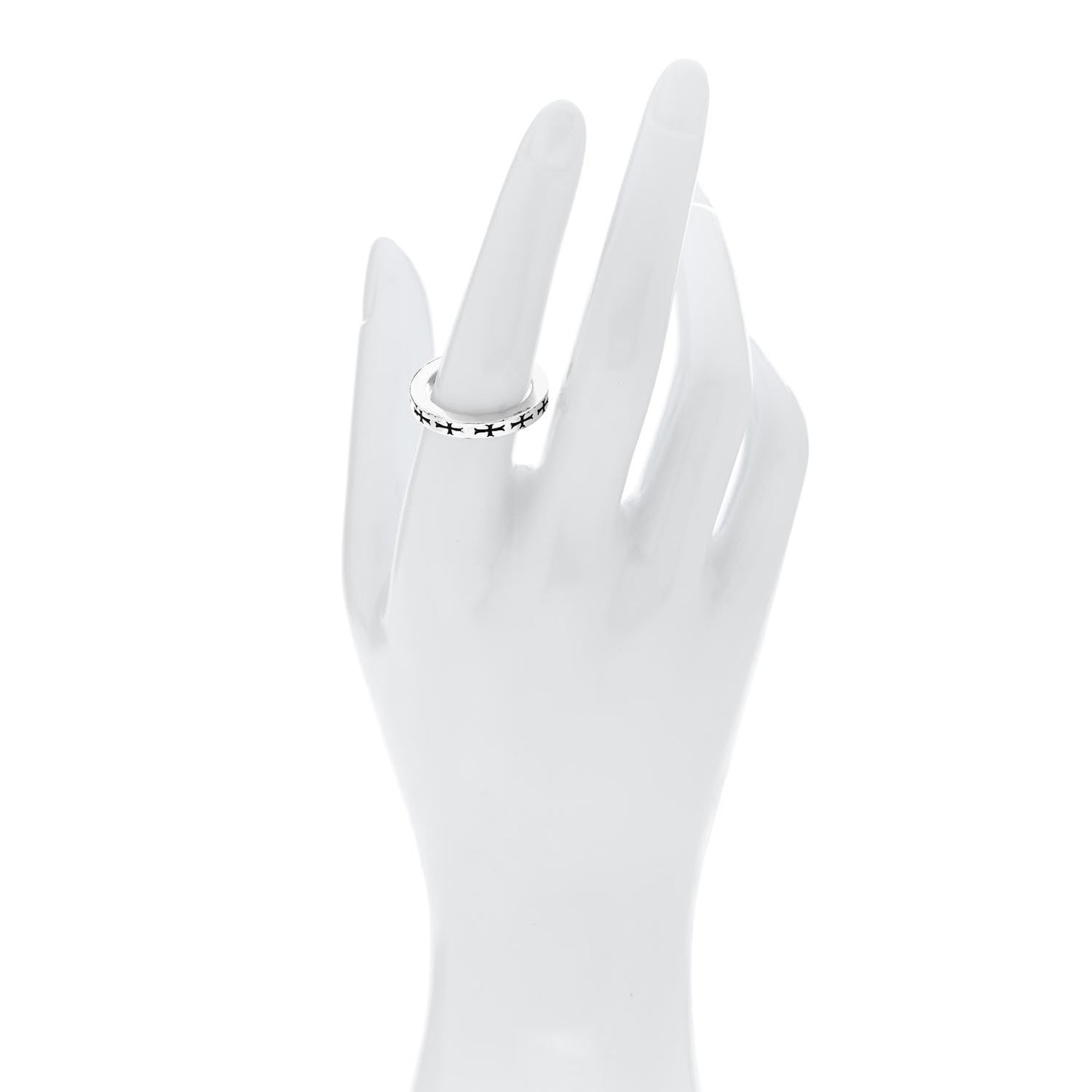 Sterling Silver CH NYC Fck You Spacer Ring 56 7.5