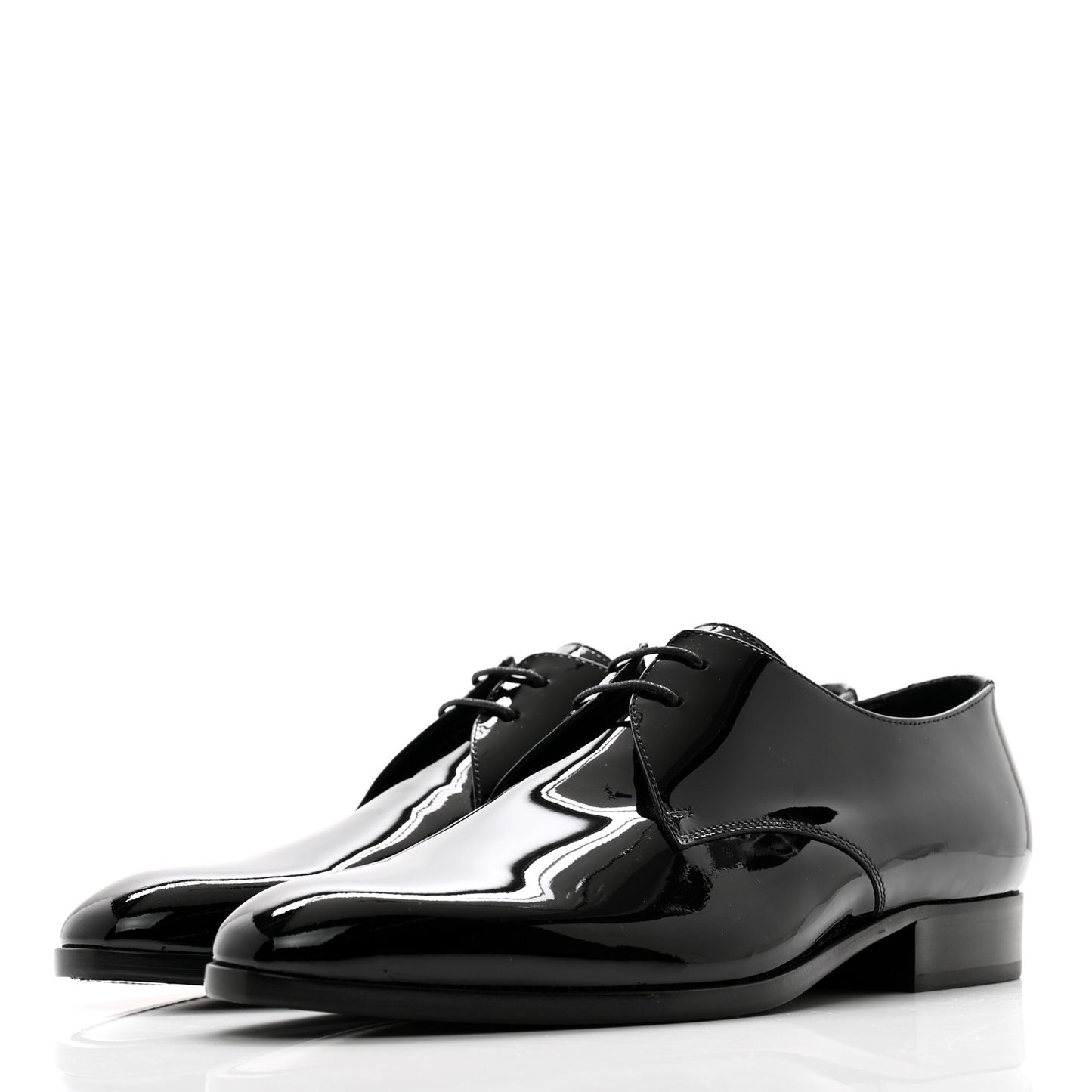 Patent Lace Up Wyatt 25 Derby Shoes 40.5 Black