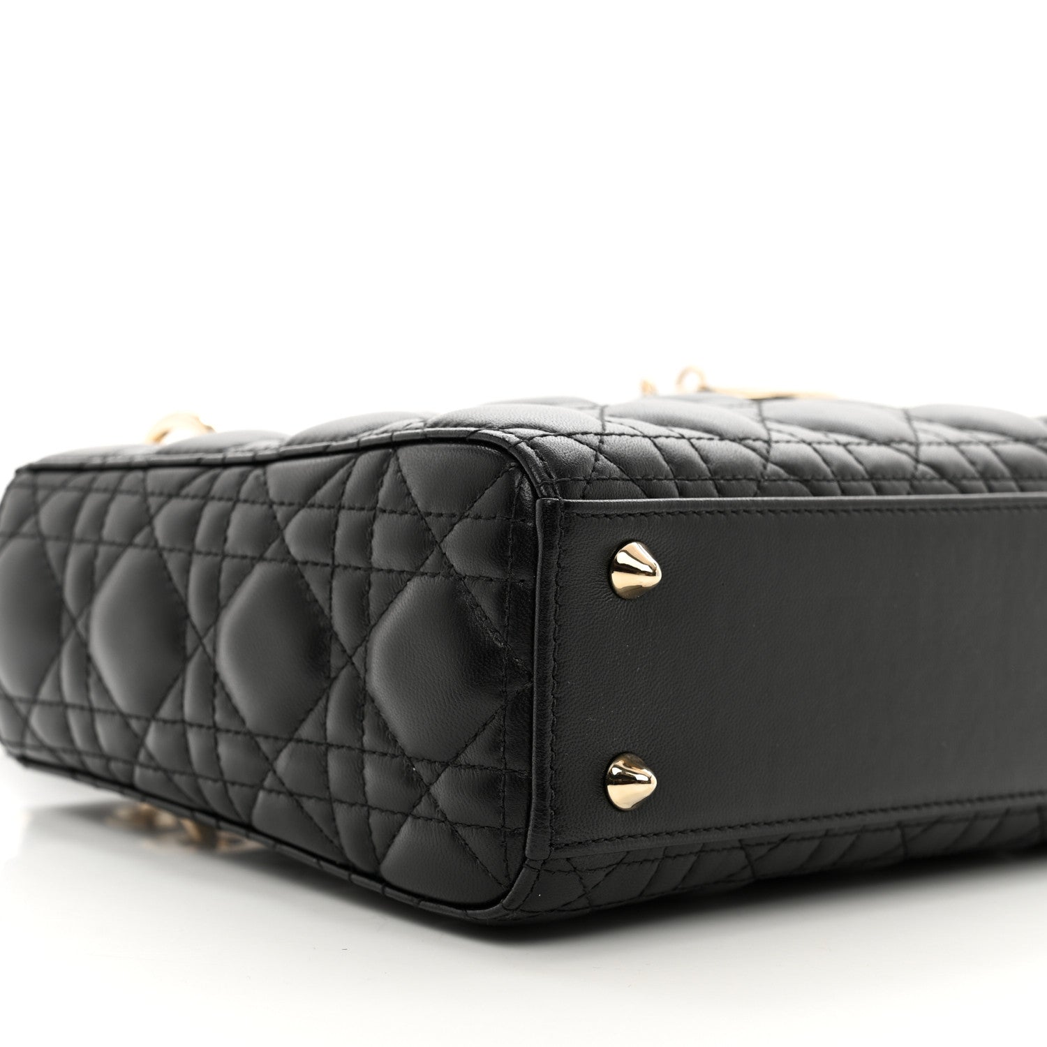 Christian Dior Lambskin Cannage Small My ABCDior Lady Dior Black 9 of 9