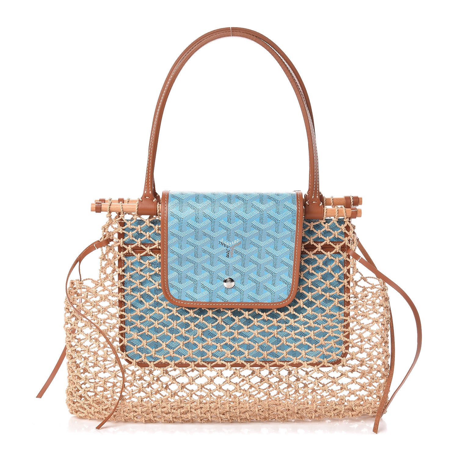 Goyard Goyardine Net Aligre Tote Blue 455356 – FASHIONPHILE