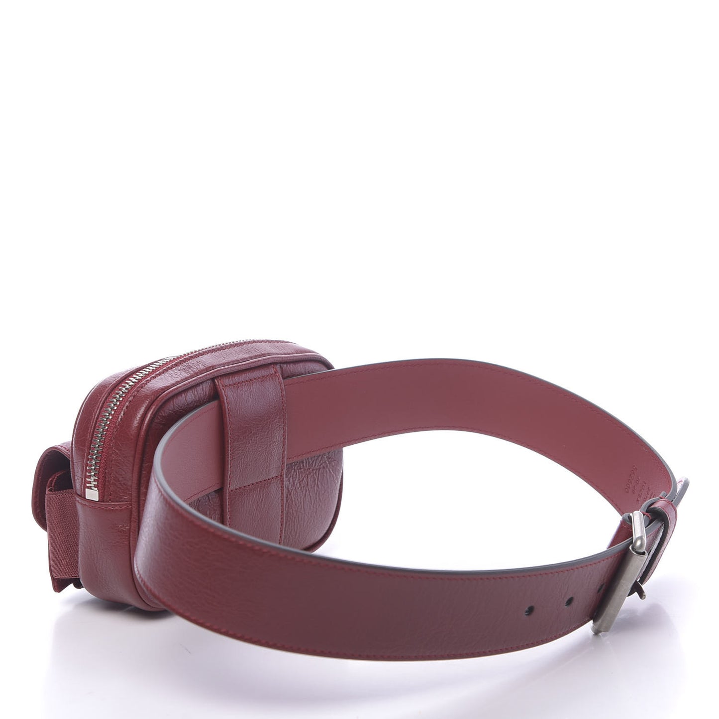 Fluffy Calfskin Mini Morpheus Belt Bag 90 36 Red