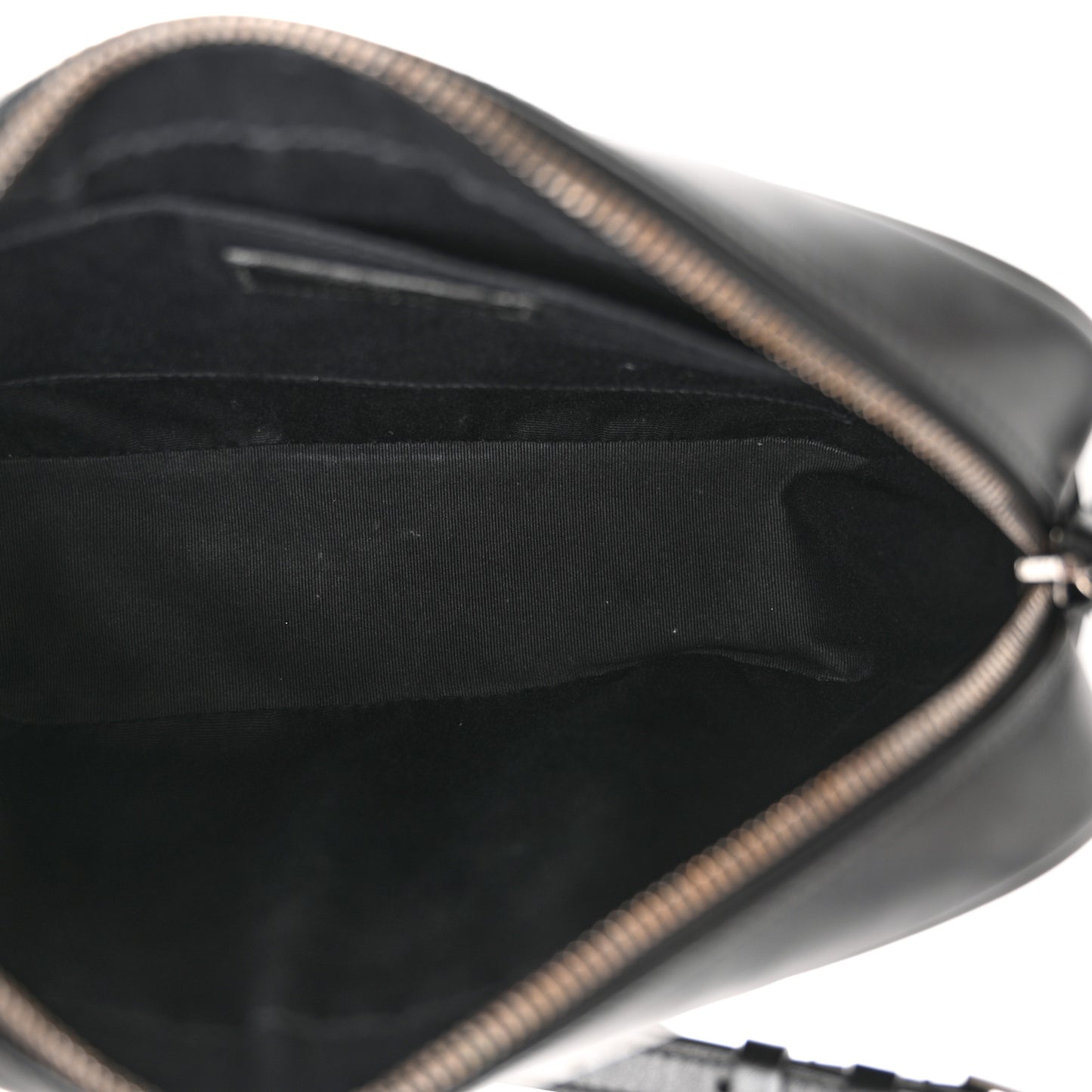 Calfskin Matelasse Monogram Lou Camera Bag Black