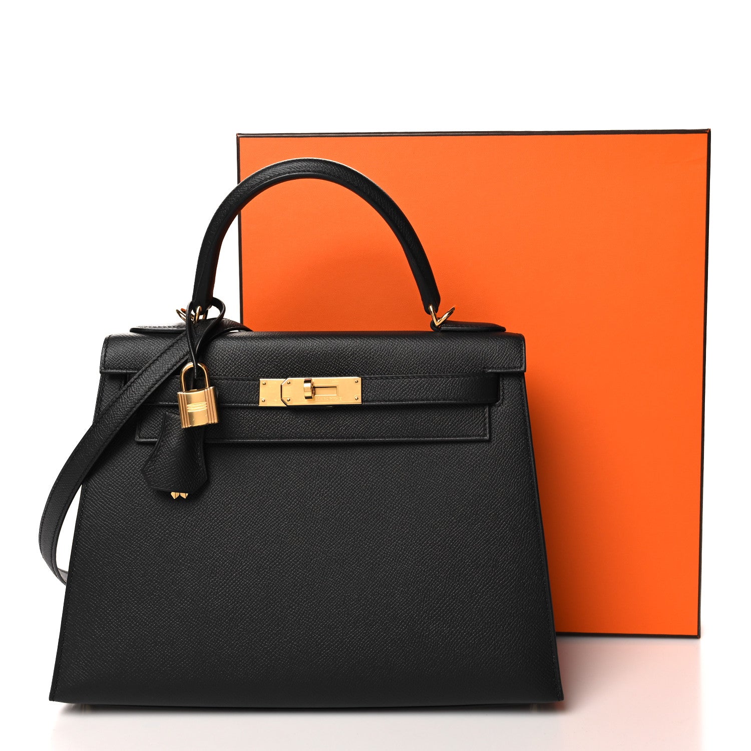 Hermes Epsom Kelly Sellier 28 Black 11 of 11