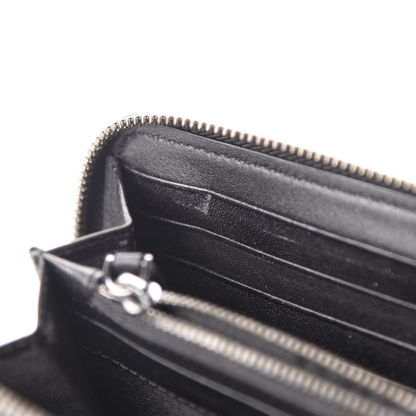 Visetos Studded Zip Around Wristlet Wallet Blue