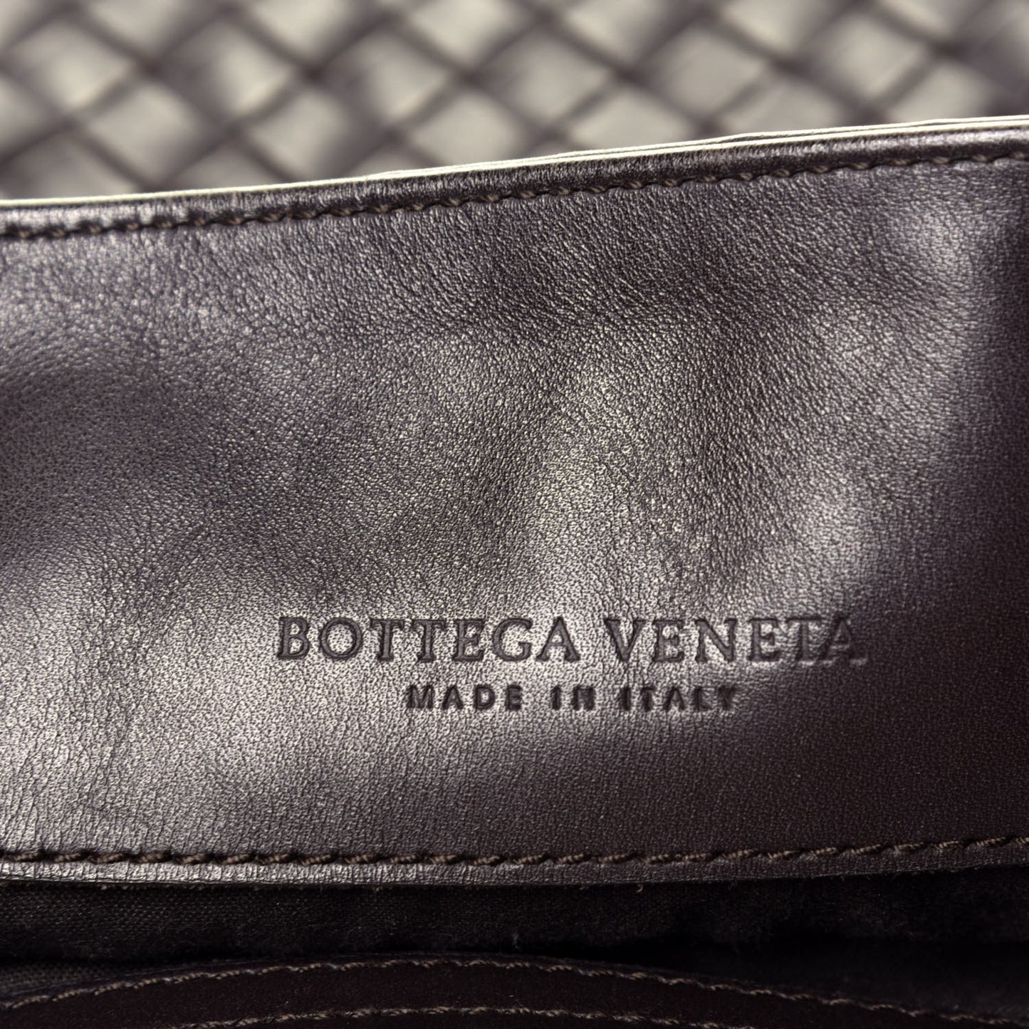 Nappa Intrecciato VN Crossbody Messenger Bag Ebano