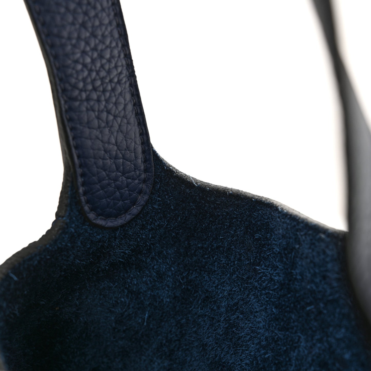 Taurillon Clemence Picotin Lock 22 MM Bleu De Malte