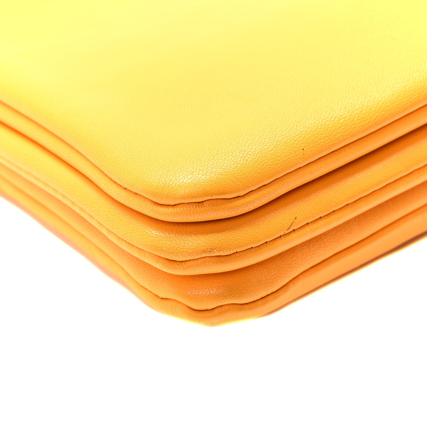 Lambskin Small Trio Crossbody Bag Saffron