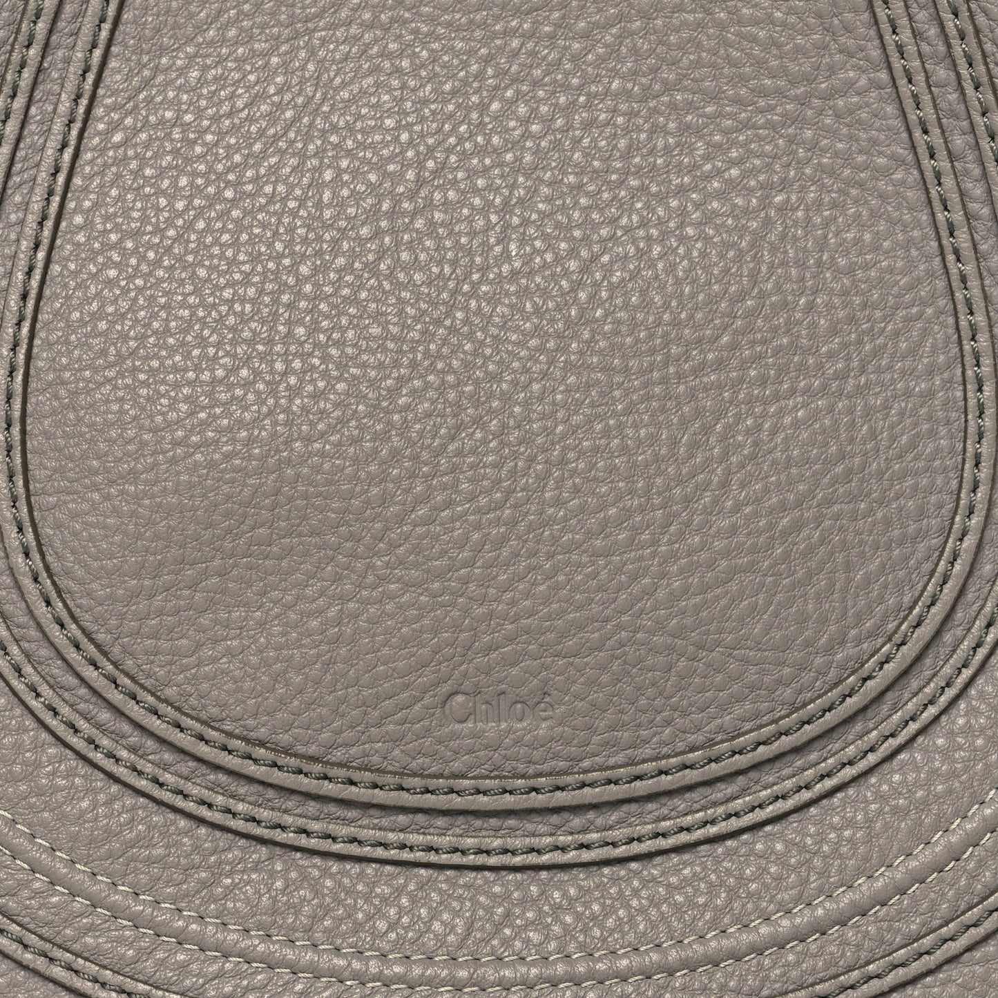 Calfskin Medium Marcie Round Crossbody Bag Cashmere Grey