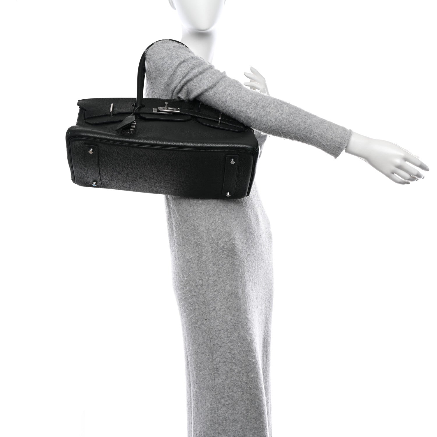 Hermes Taurillon Clemence JPG Birkin 42 Vert Fonce 2 of 10