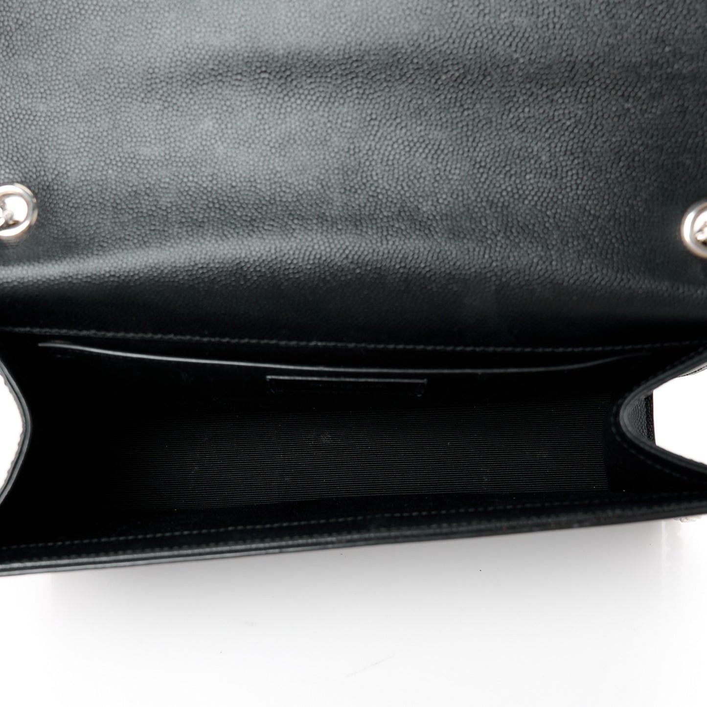 Grain De Poudre Medium Classic Monogram Kate Satchel Black