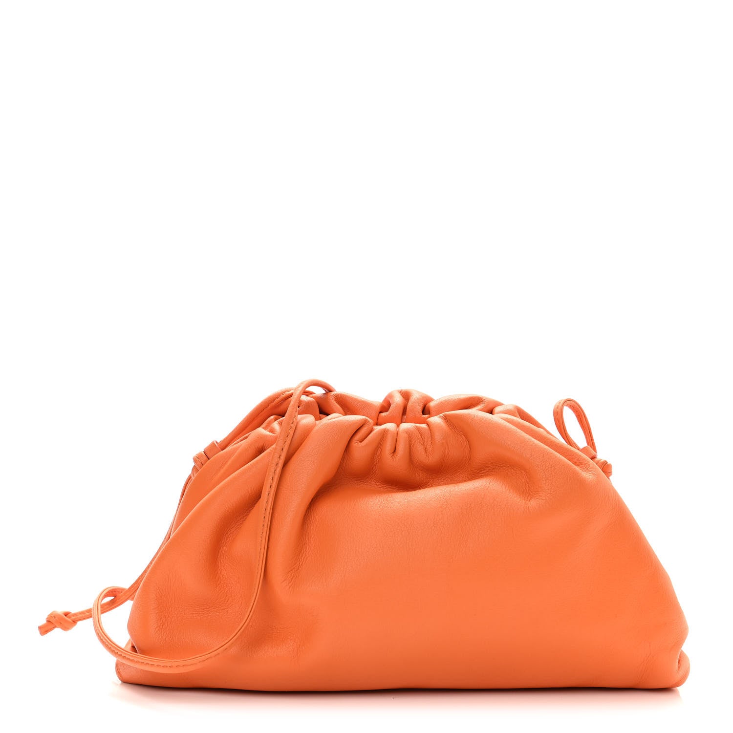 Bottega Veneta Butter Calfskin The Mini Pouch Light Orange 1069296