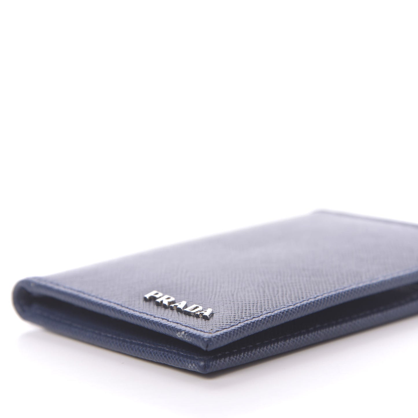 Saffiano Bi-Fold Card Holder Baltico Bleuette