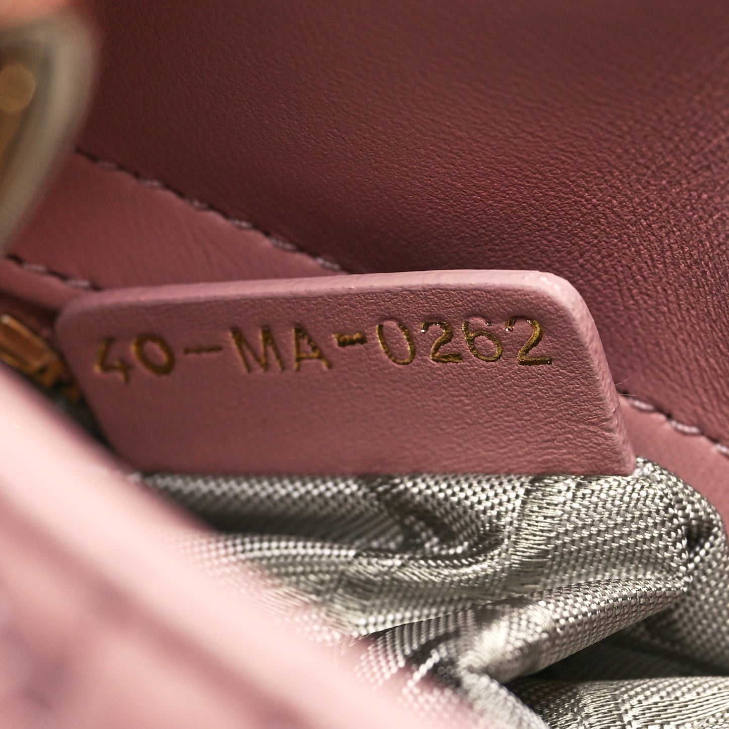 Lambskin Cannage Mini Lady Dior Pink