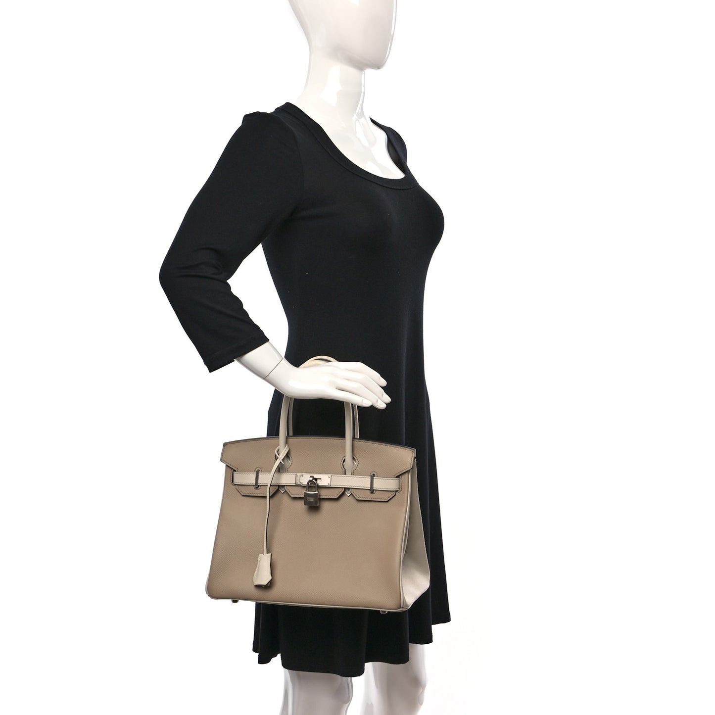 Epsom Horseshoe Birkin 30 Trench Craie