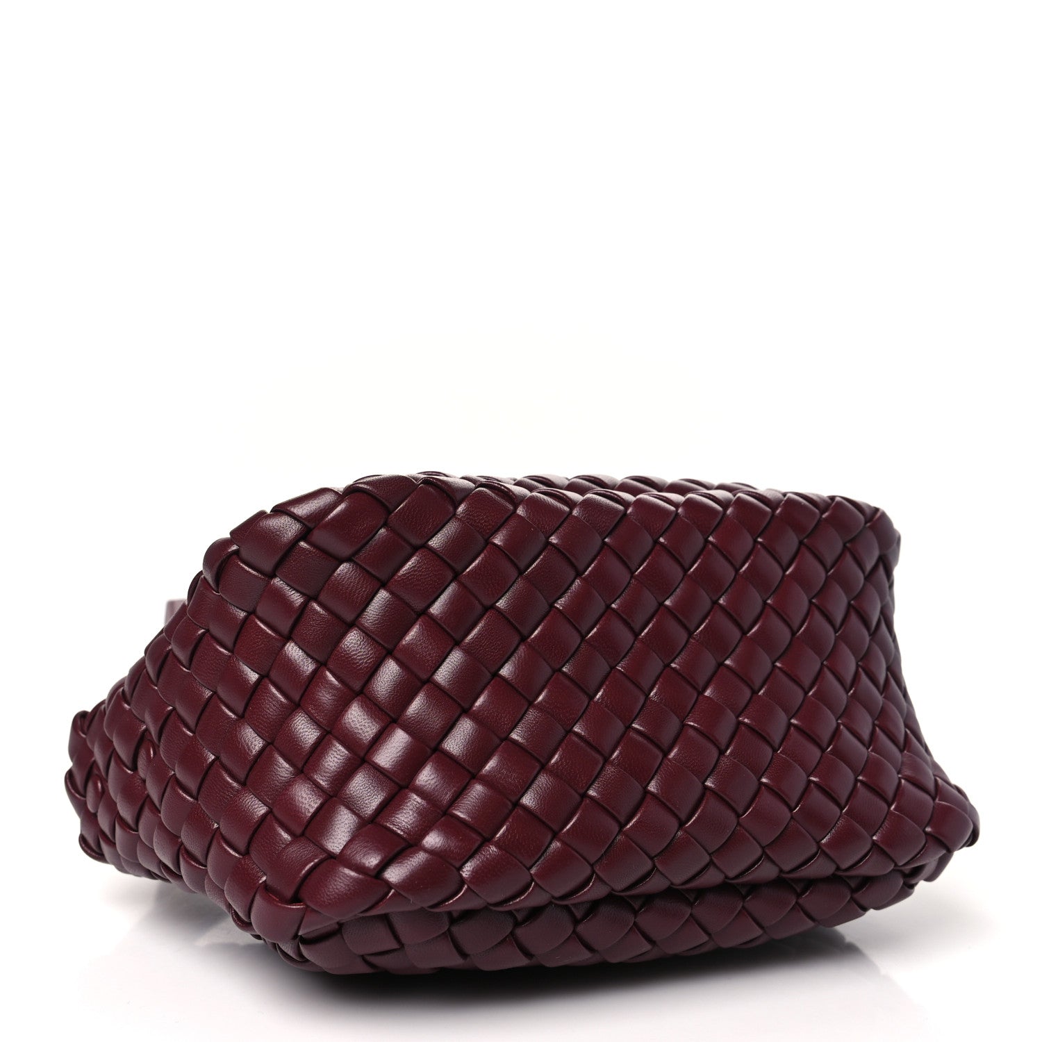 Bottega Veneta Nappa Intrecciato Small Cobble Top Handle Bag Barolo 4 of 9