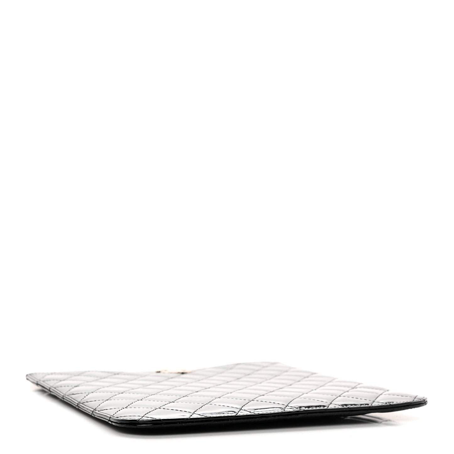 Patent Quilted Brilliant iPad Case Black