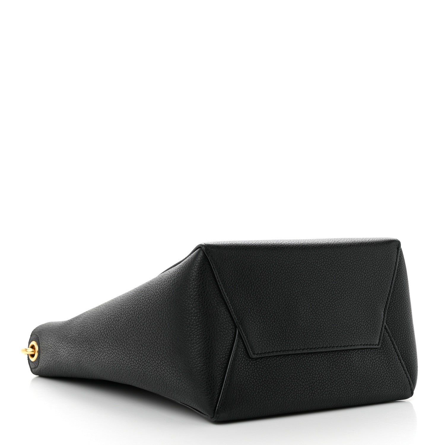 Celine Soft Grained Calfskin Small Sangle Bucket Bag Black 4 of 11