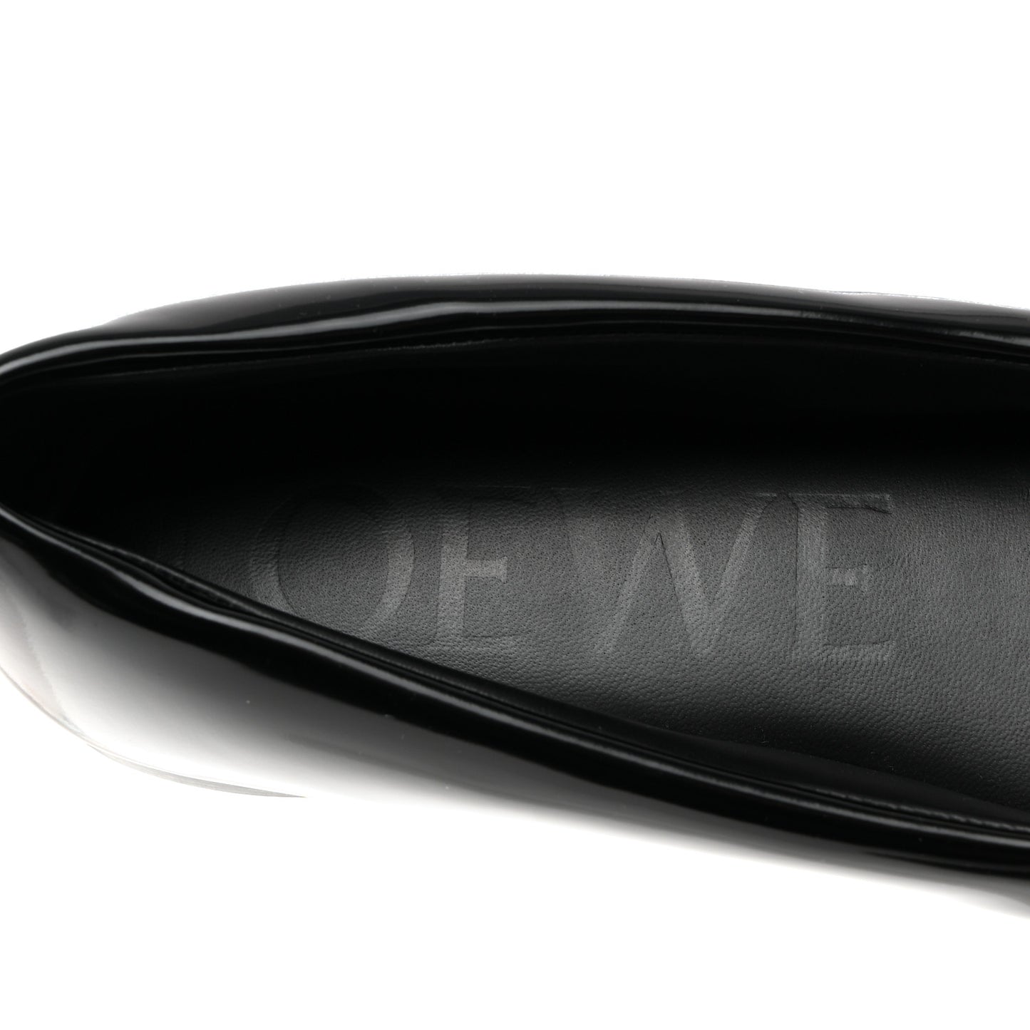 Puffy Lambskin Padded Bow Ballerina Flats 39 Black