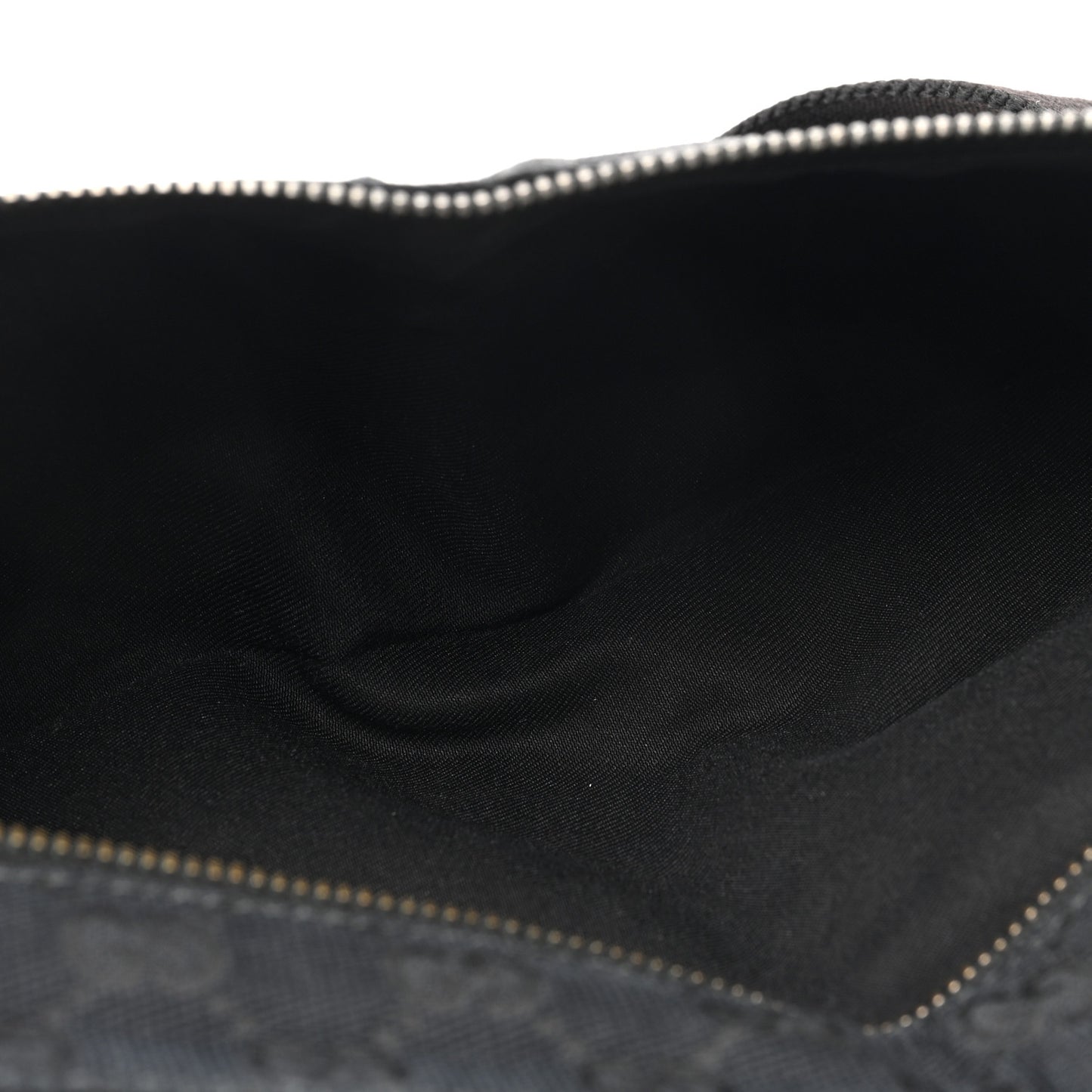 GG Monogram Double Pocket Belt Bag Black