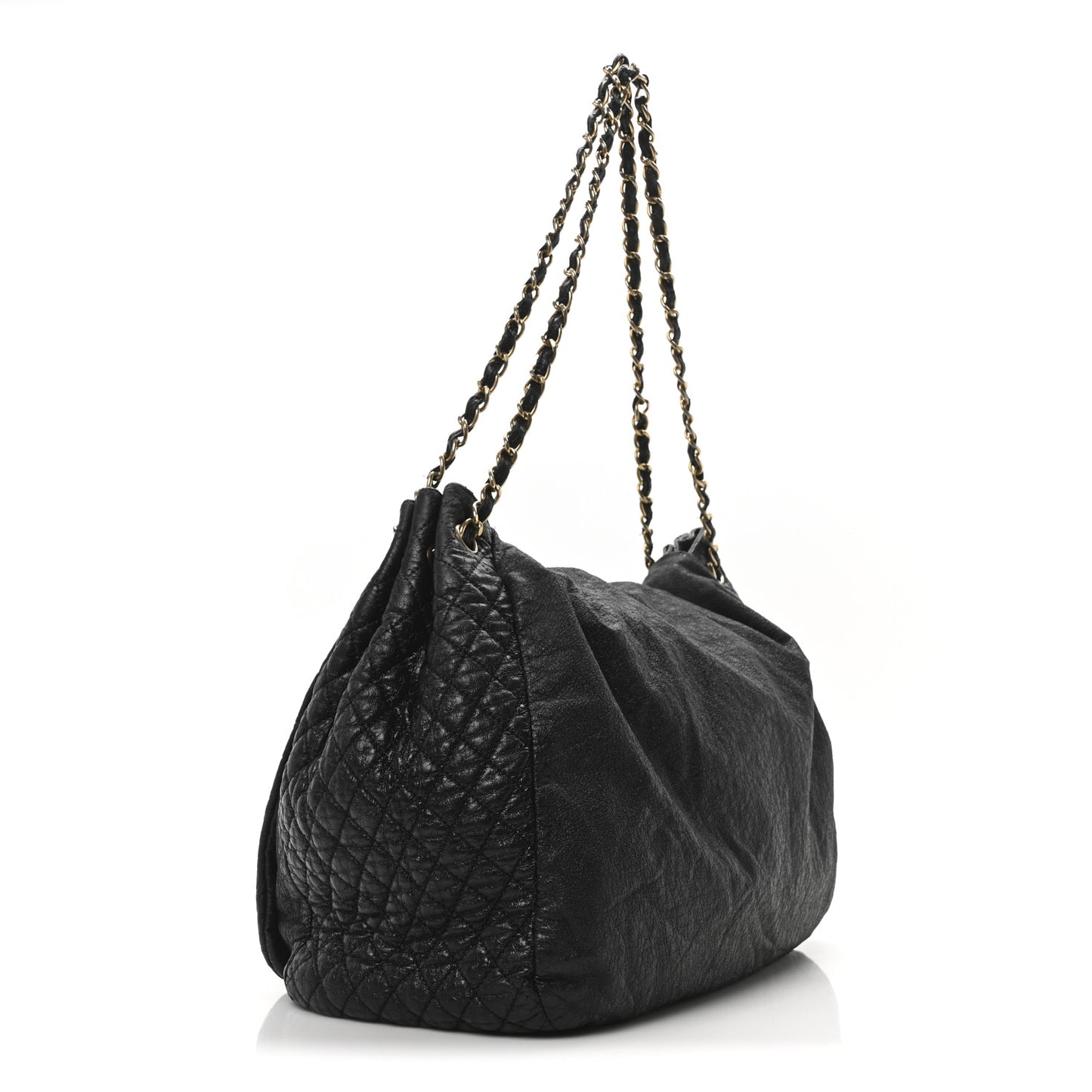 Vinyl XL Rock and Chain Flap Black