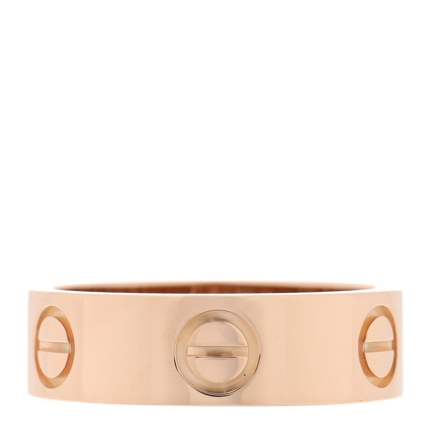 18K Pink Gold 5.5mm LOVE Ring 50 5.25