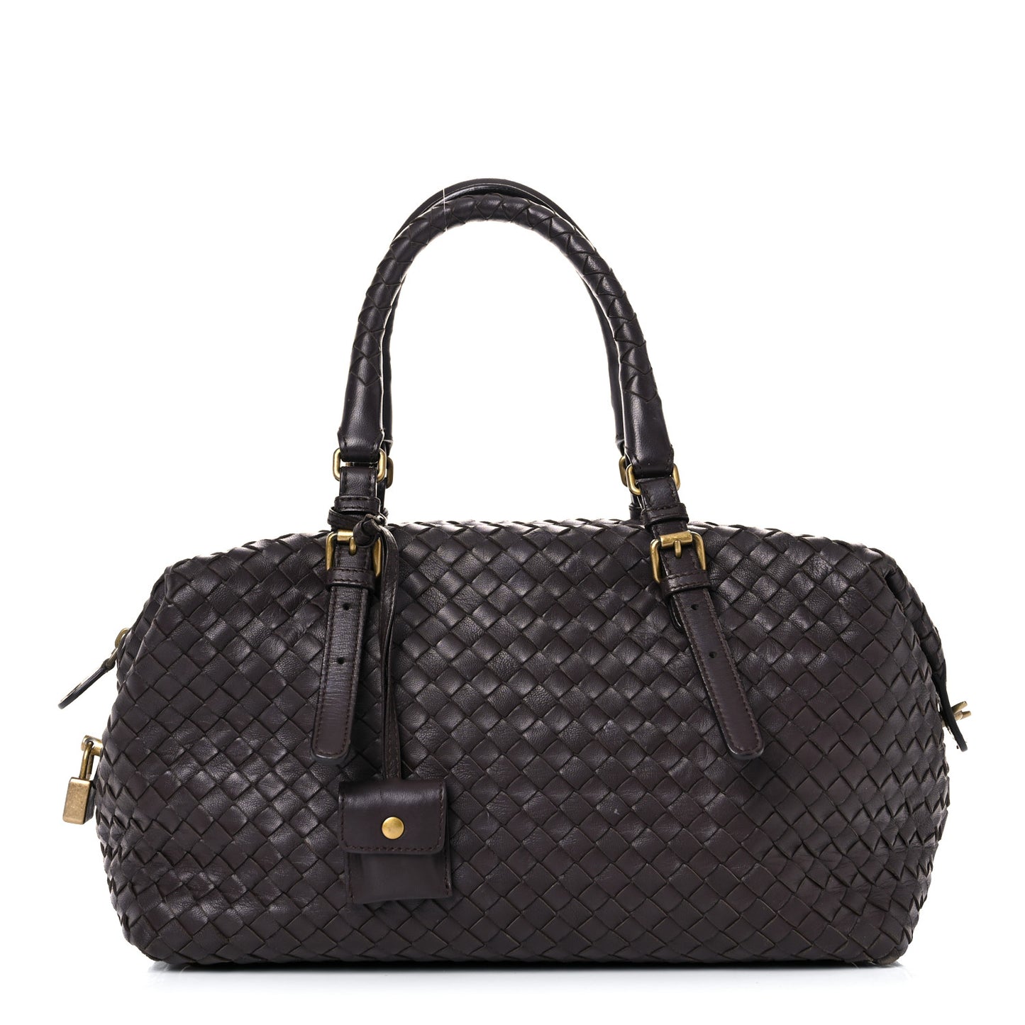 Nappa Intrecciato Montaigne Bag Ebano